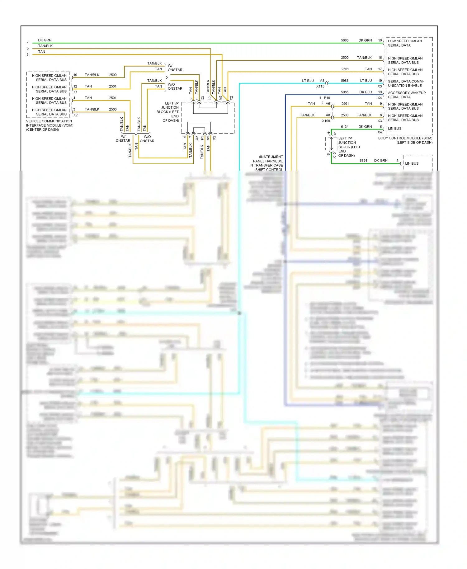 Chevrolet Avalanche II (2006-2013) dk grn wiring diagram  (19 of 96)