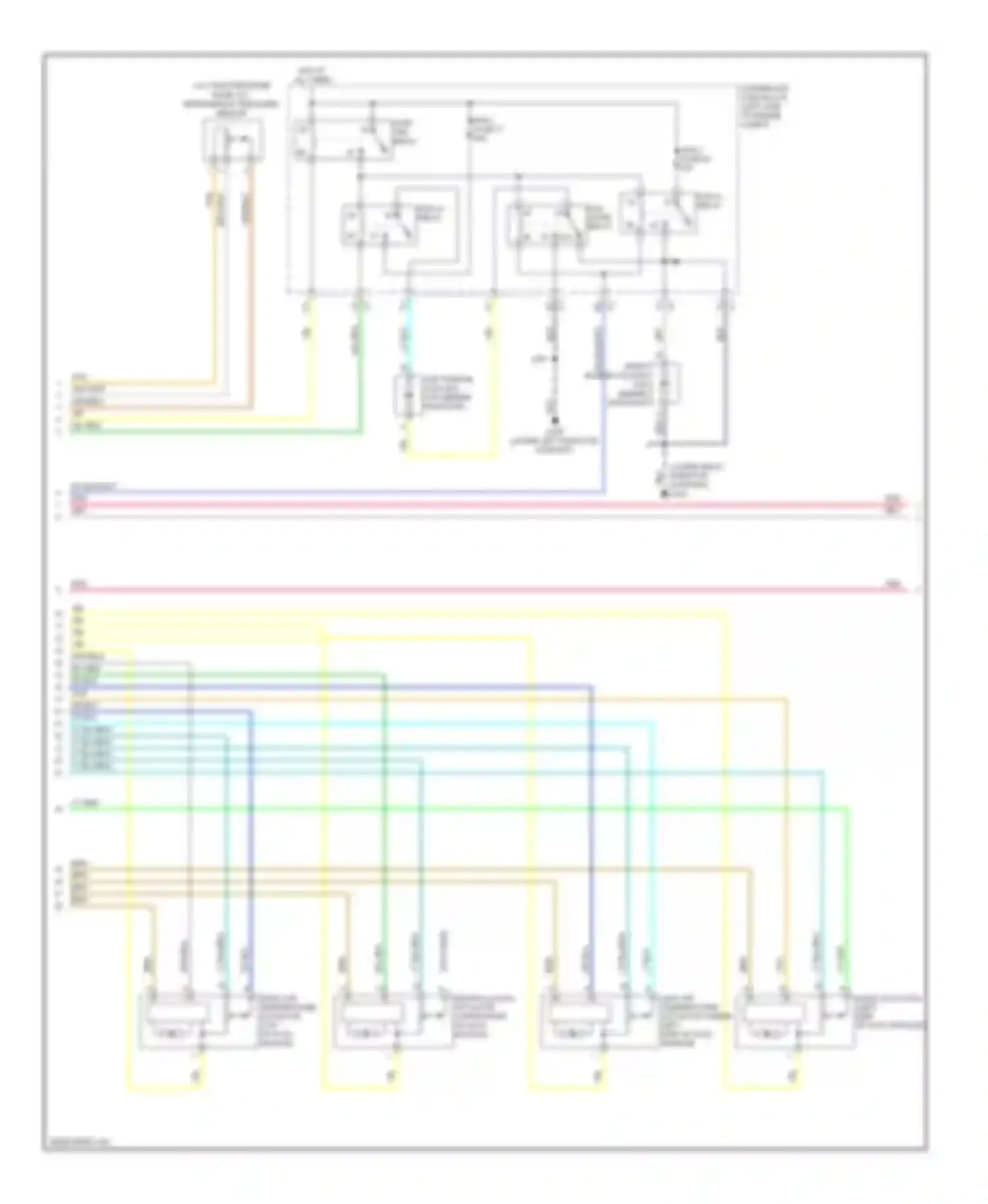 Wiring diagram fan-1 fuse 57 for Chevrolet Avalanche II (2006-2013) (1 of 2)