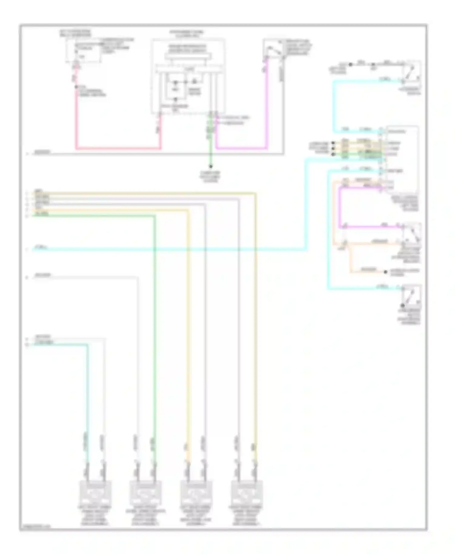 Wiring diagram hot w/ run/crnk relay energized for Chevrolet Avalanche II (2006-2013) (2 of 5)