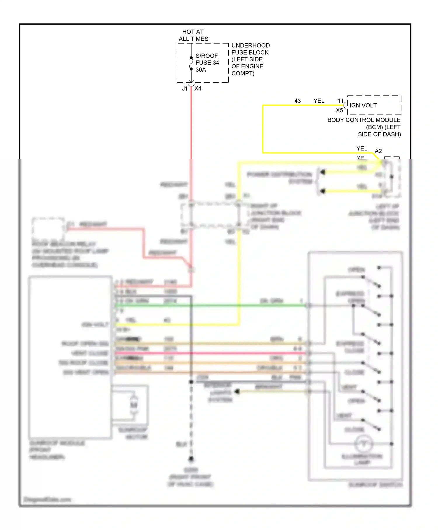 Chevrolet Avalanche II (2006-2013) org/blk wiring diagram  (40 of 53)