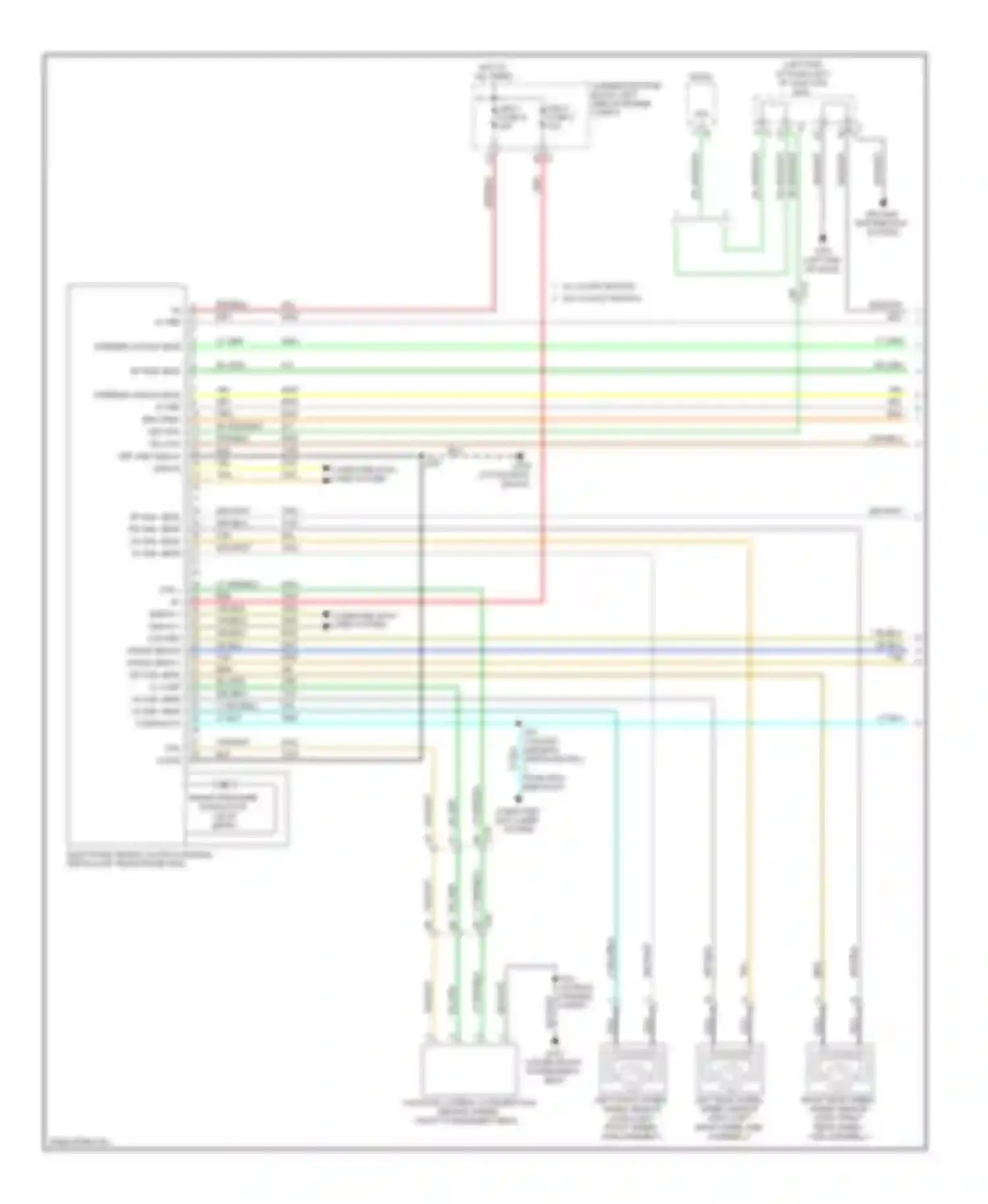 Wiring diagram steering angle sens for Chevrolet Avalanche II (2006-2013) (1 of 1)