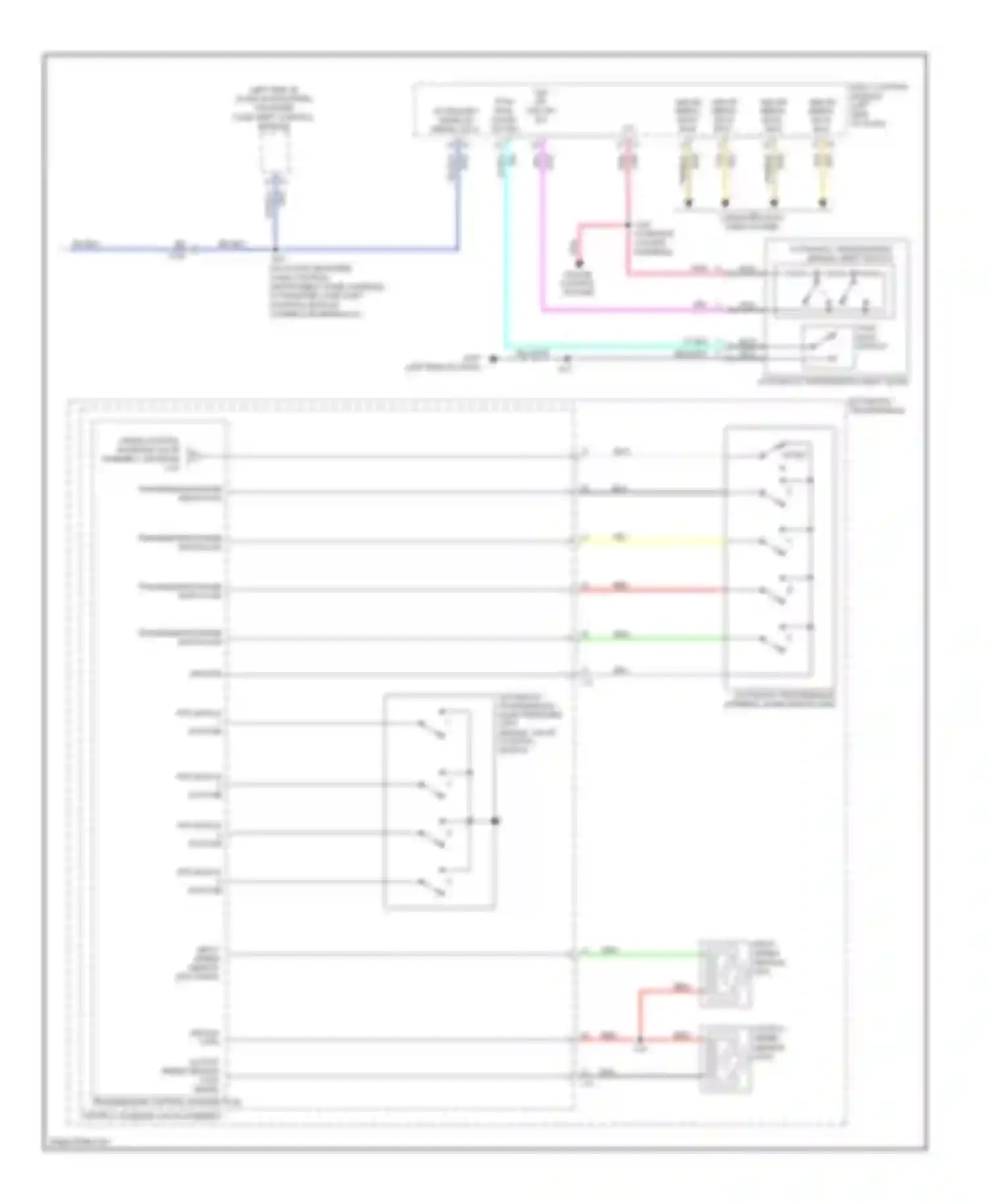 Wiring diagram tow/ haul switch for Chevrolet Avalanche II (2006-2013) (1 of 1)