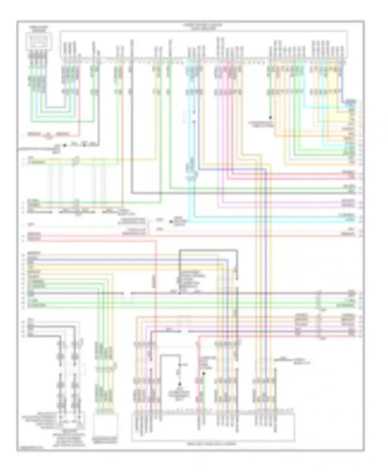 Wiring diagram video splitter circuit for Chevrolet Avalanche II (2006-2013) (5 of 12)