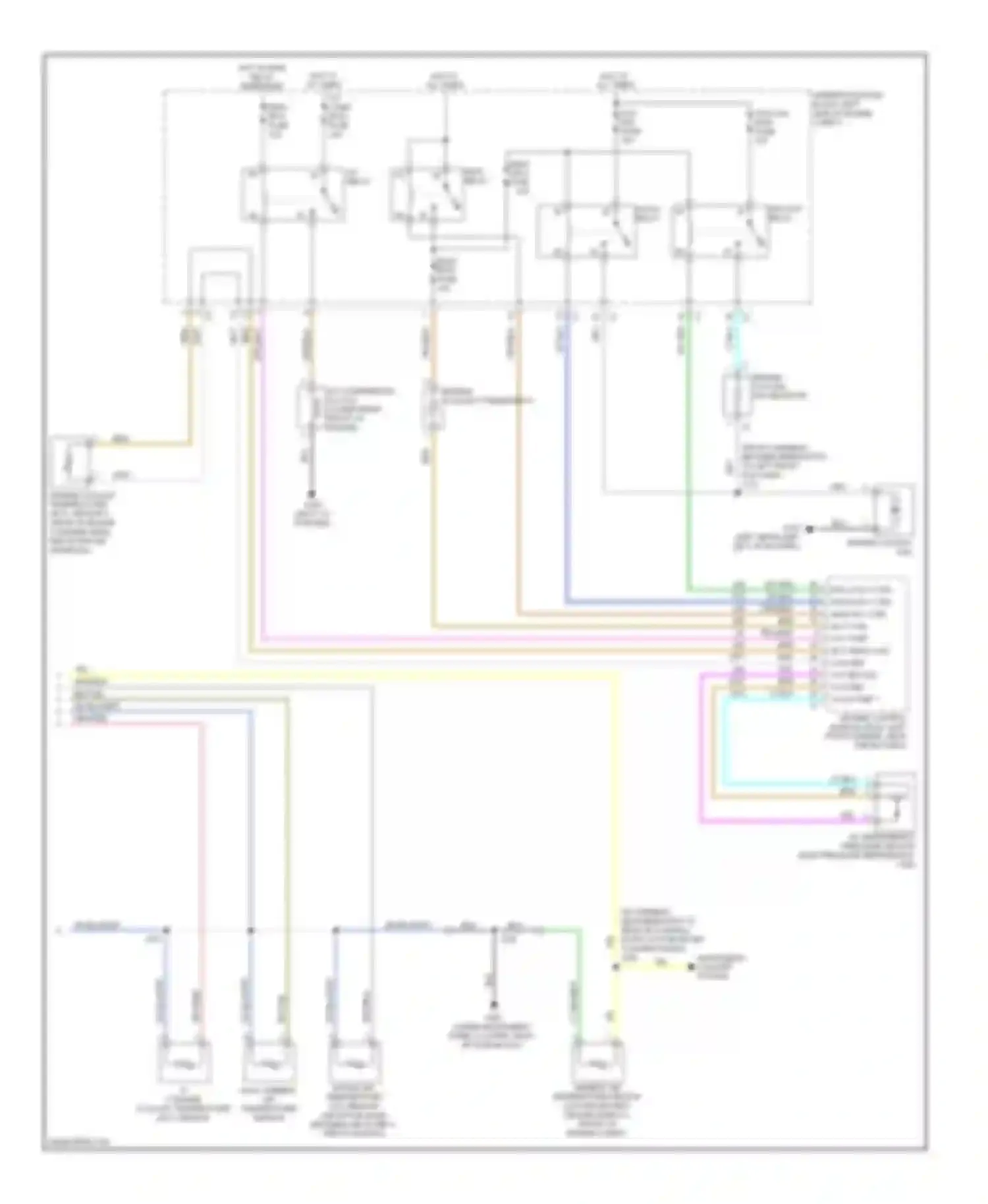 Aveo Chevrolet I facelift (2006-2012): Automatic a/c circuit (2 of 2)