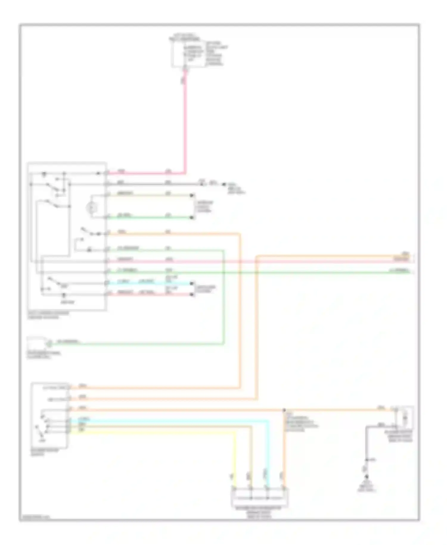 Aveo Chevrolet I facelift (2006-2012): Manual a/c circuit (1 of 2)