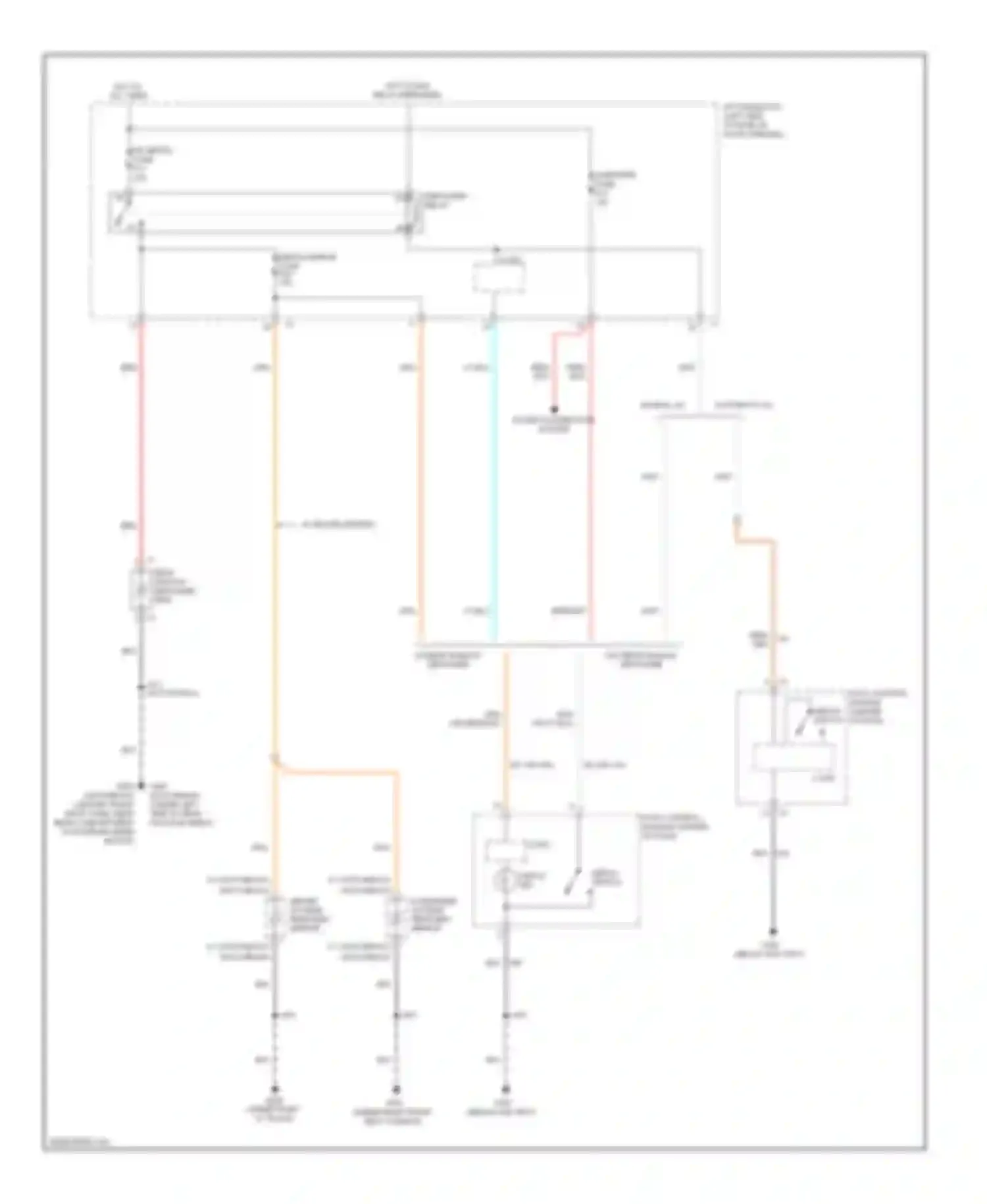 Aveo Chevrolet I facelift (2006-2012): Defoggers circuit