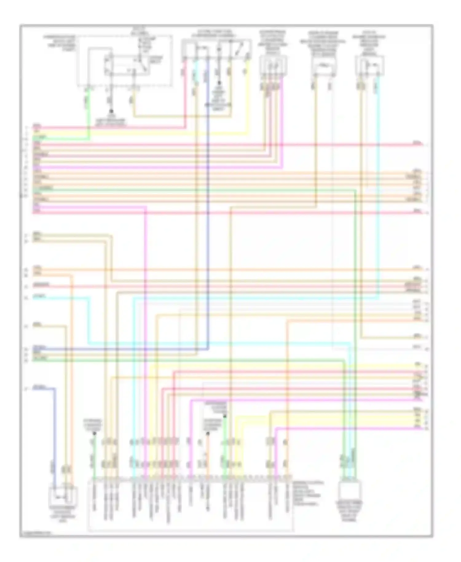 Aveo Chevrolet I facelift (2006-2012): Wiring diagram engine performance 1.6l vin e (2 of 4)