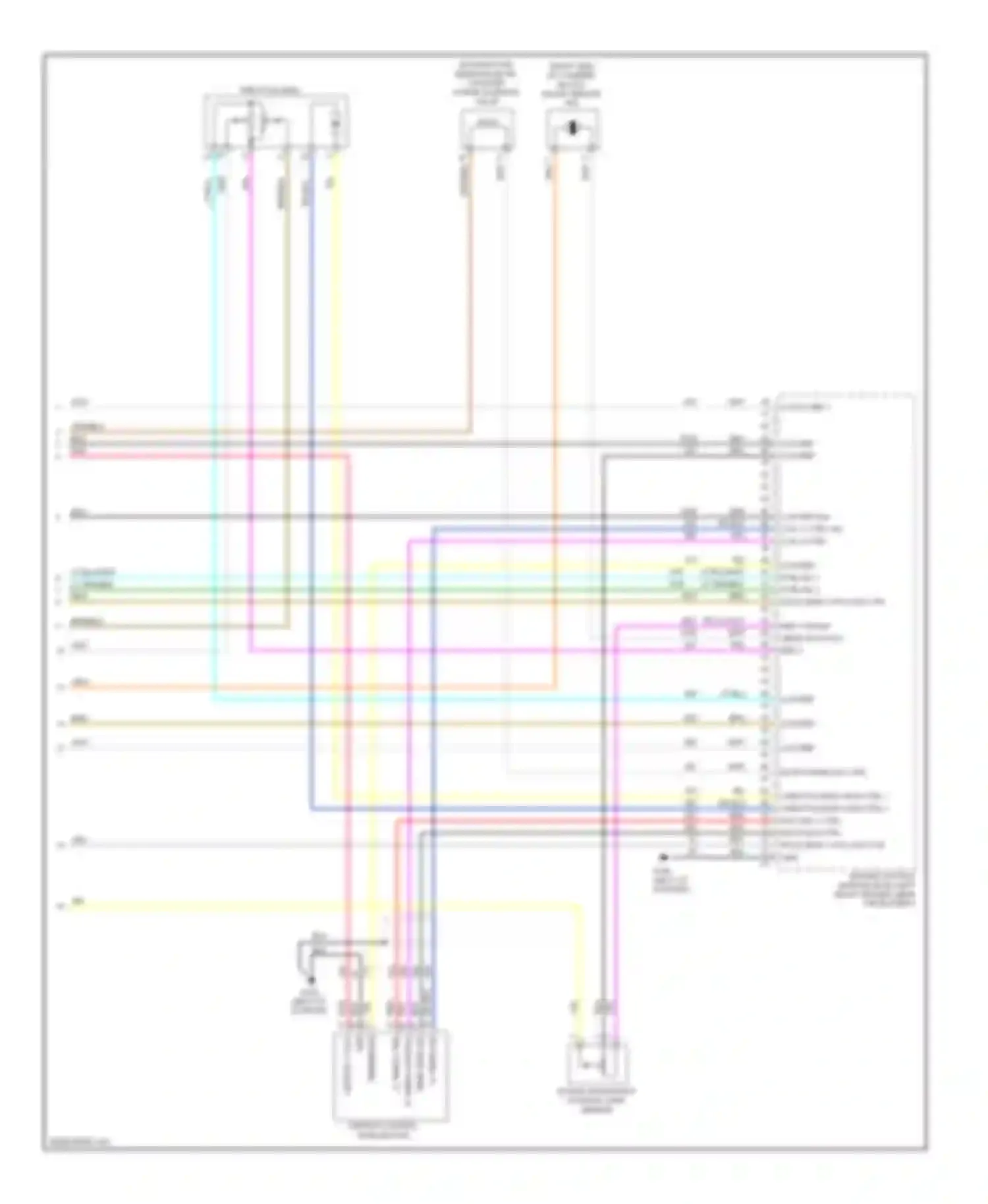 Aveo Chevrolet I facelift (2006-2012): Wiring diagram engine performance 1.6l vin e (4 of 4)