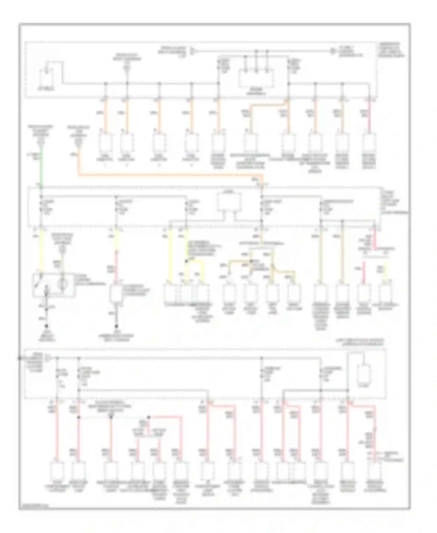 Aveo Chevrolet I facelift (2006-2012): Power distribution circuit (3 of 4)