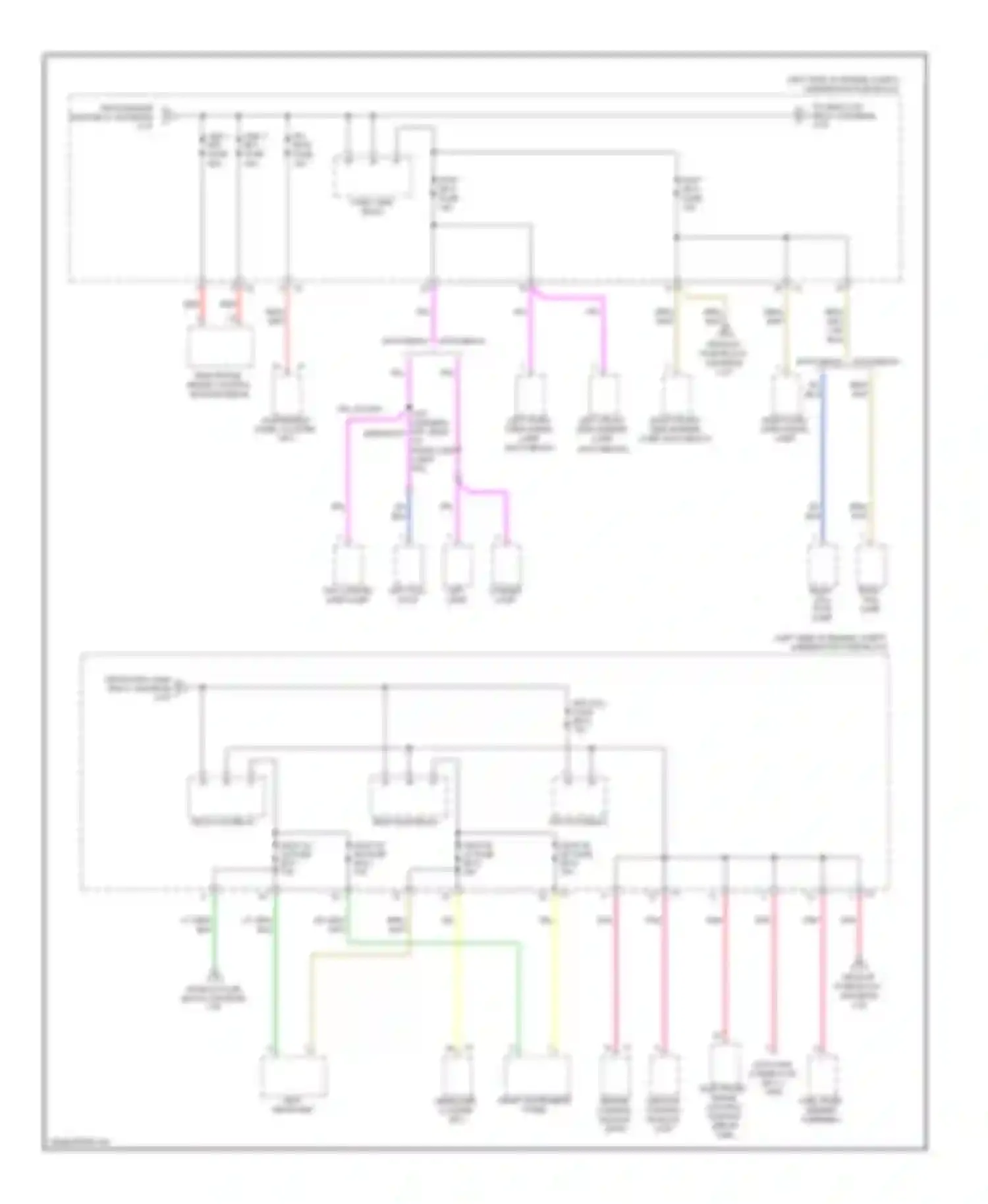 Aveo Chevrolet I facelift (2006-2012): Power distribution circuit (4 of 4)