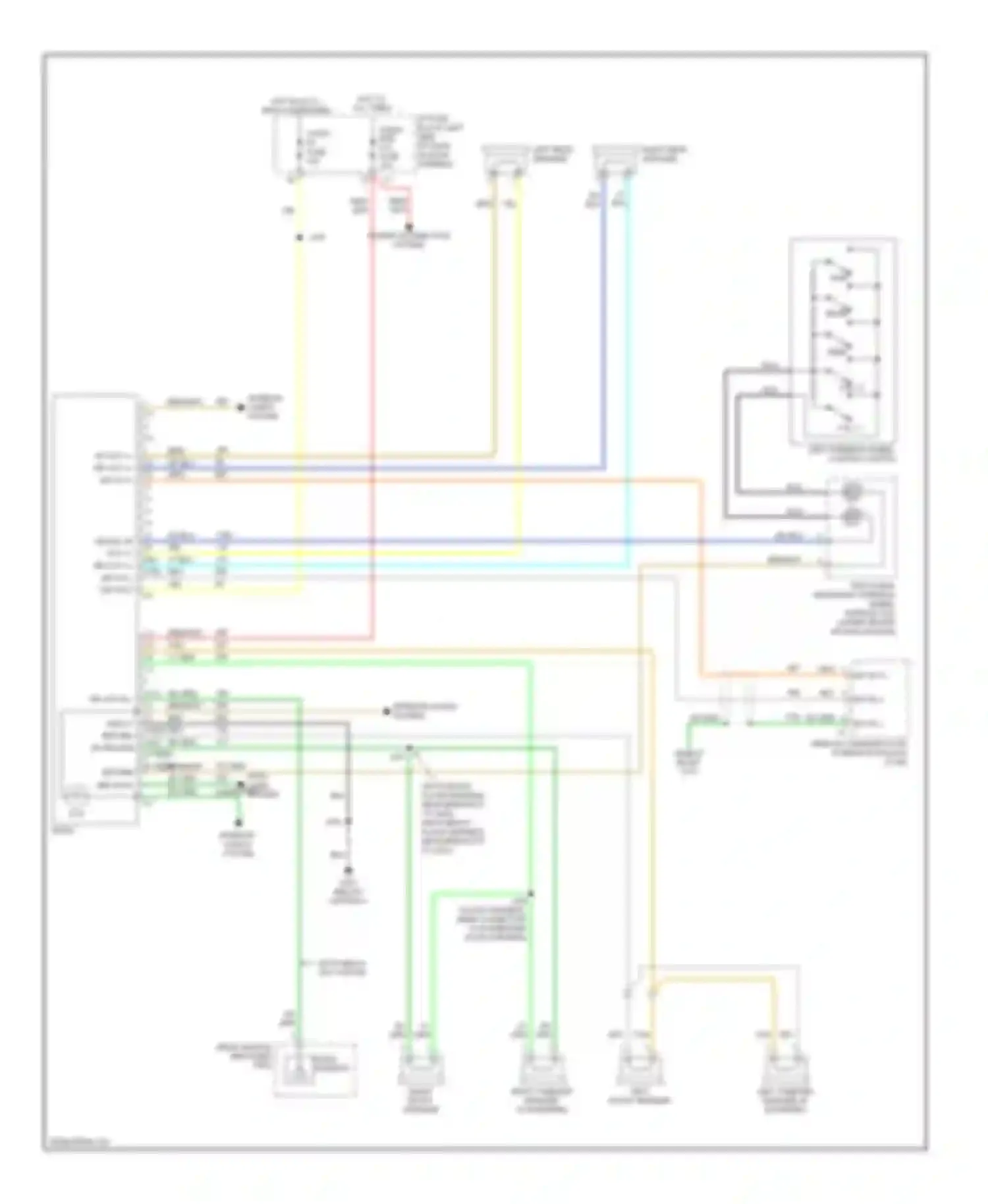 Aveo Chevrolet I facelift (2006-2012): Radio circuit