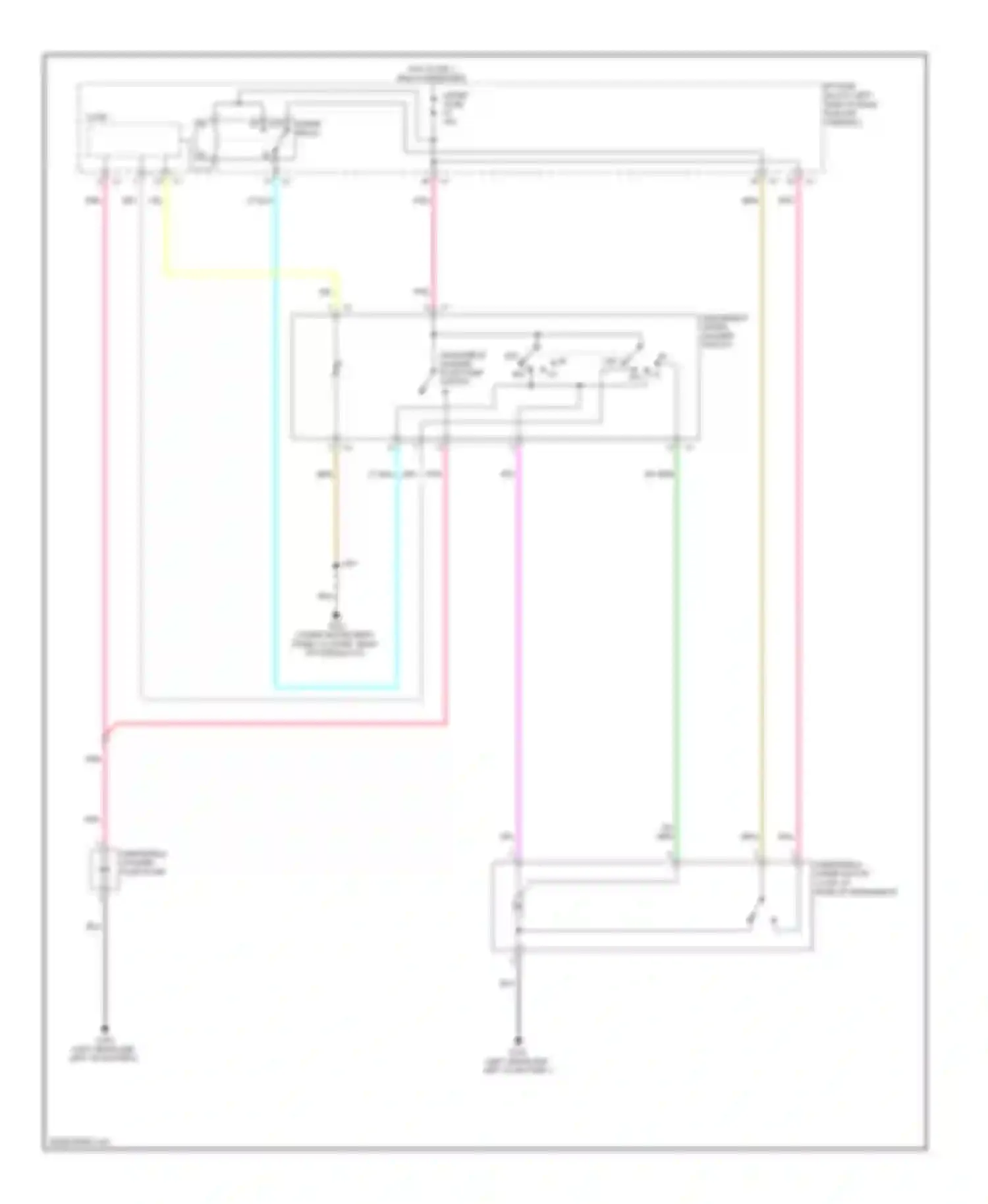 Aveo Chevrolet I facelift (2006-2012): Wiper/washer circuit, notchback