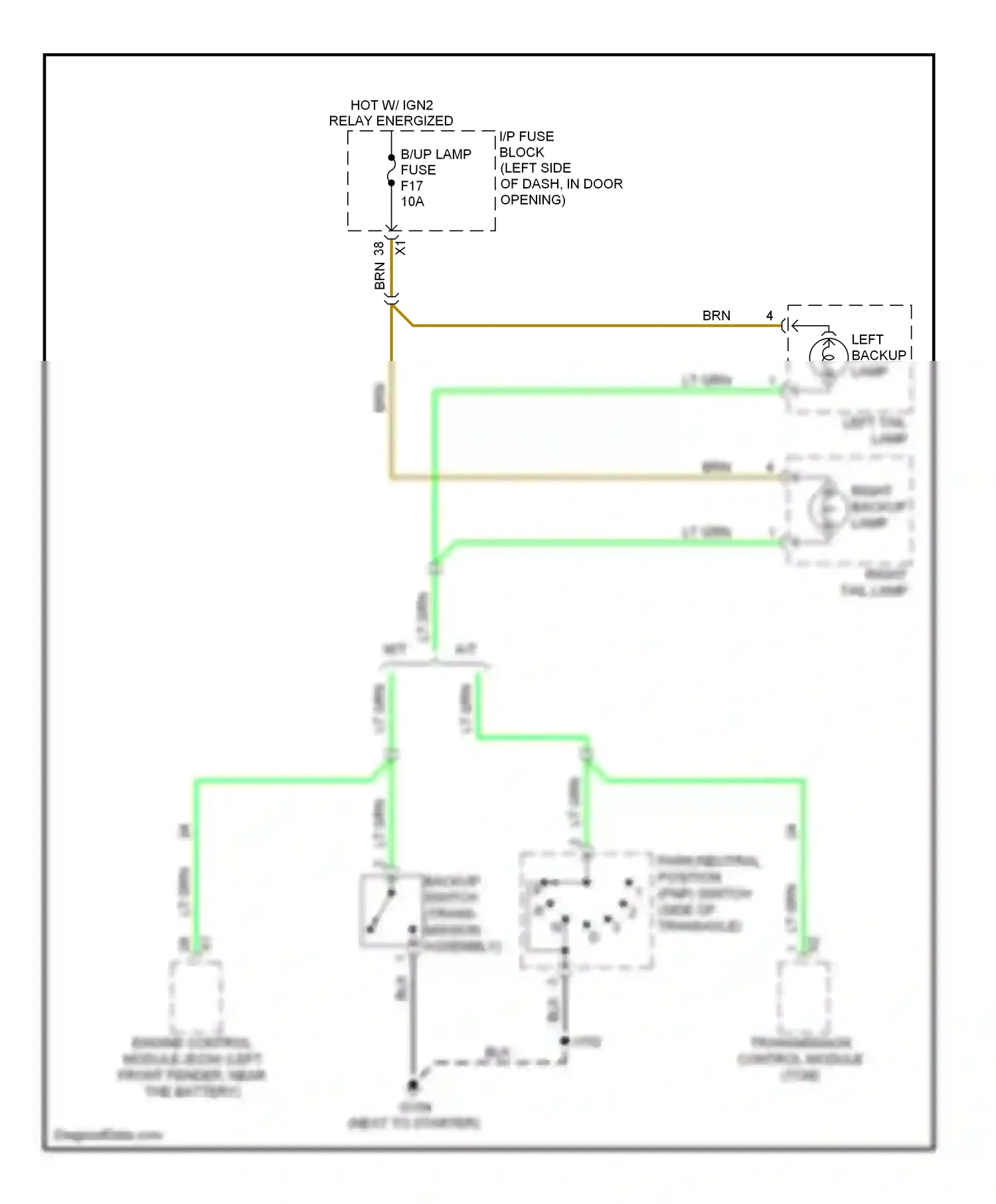 Wiring diagram brn for Chevrolet Aveo I facelift (2006-2012) (12 of 46)