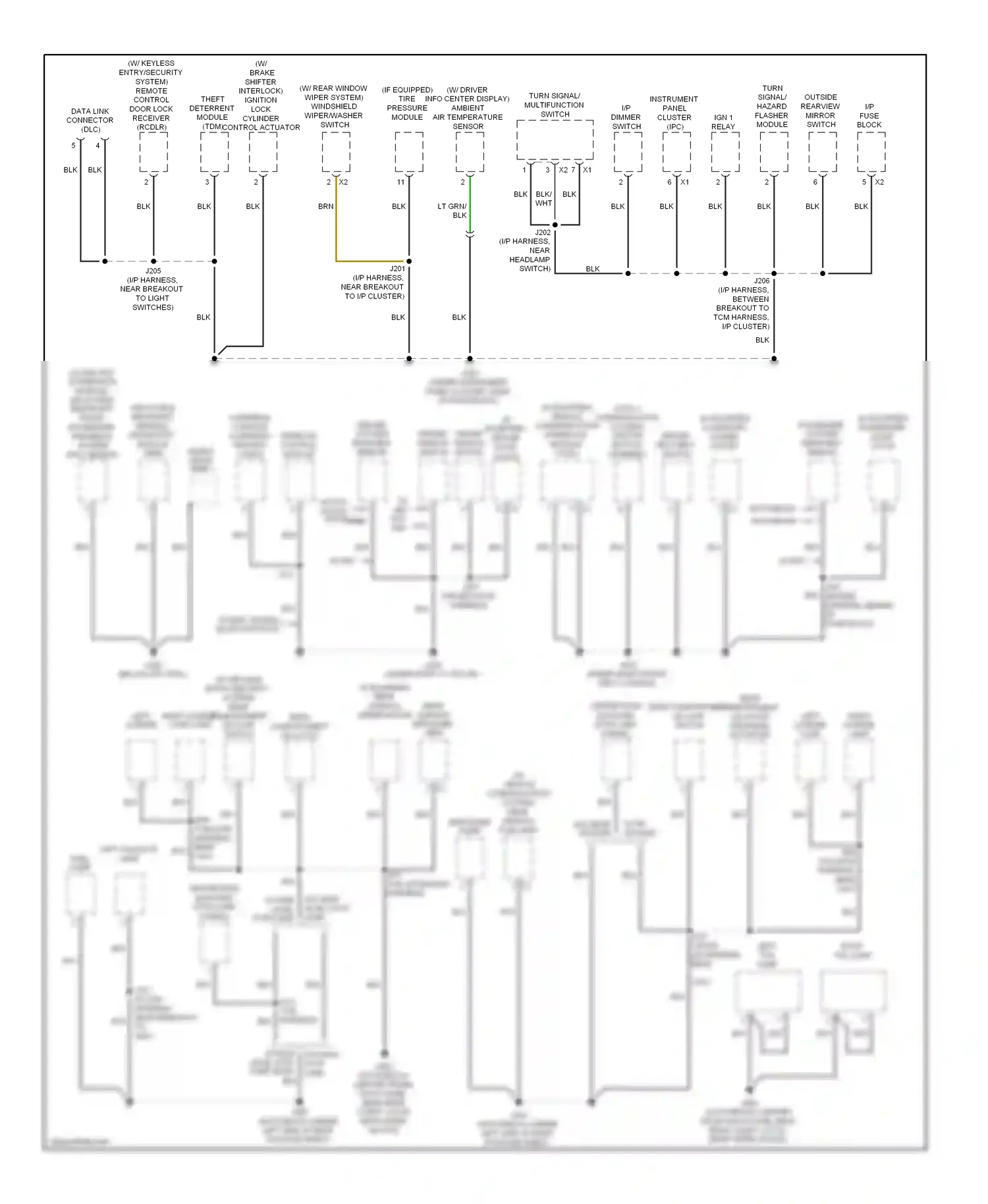 Wiring diagram (if for Chevrolet Aveo I facelift (2006-2012) (1 of 1)
