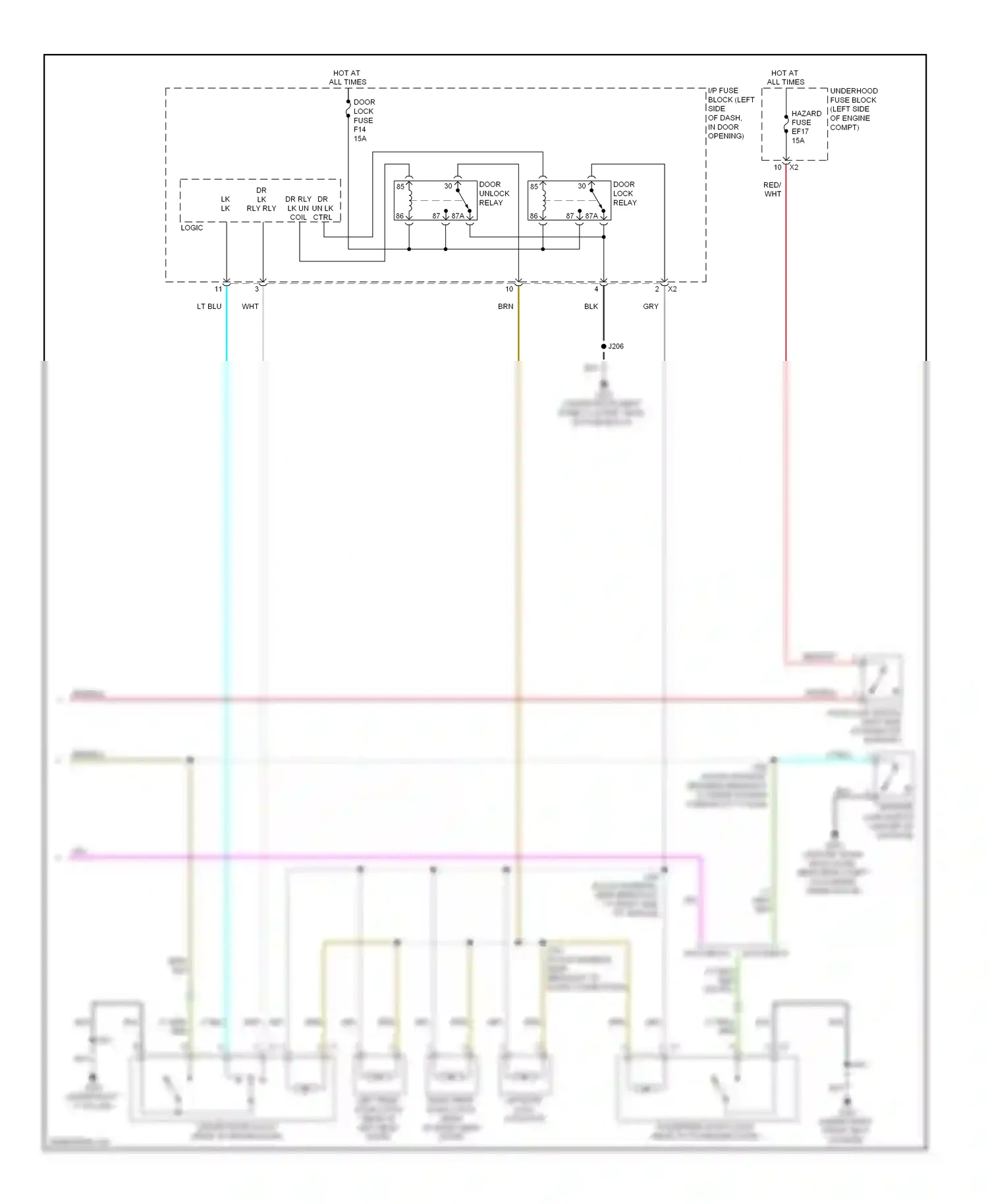 Wiring diagram lt blu for Chevrolet Aveo I facelift (2006-2012) (3 of 37)