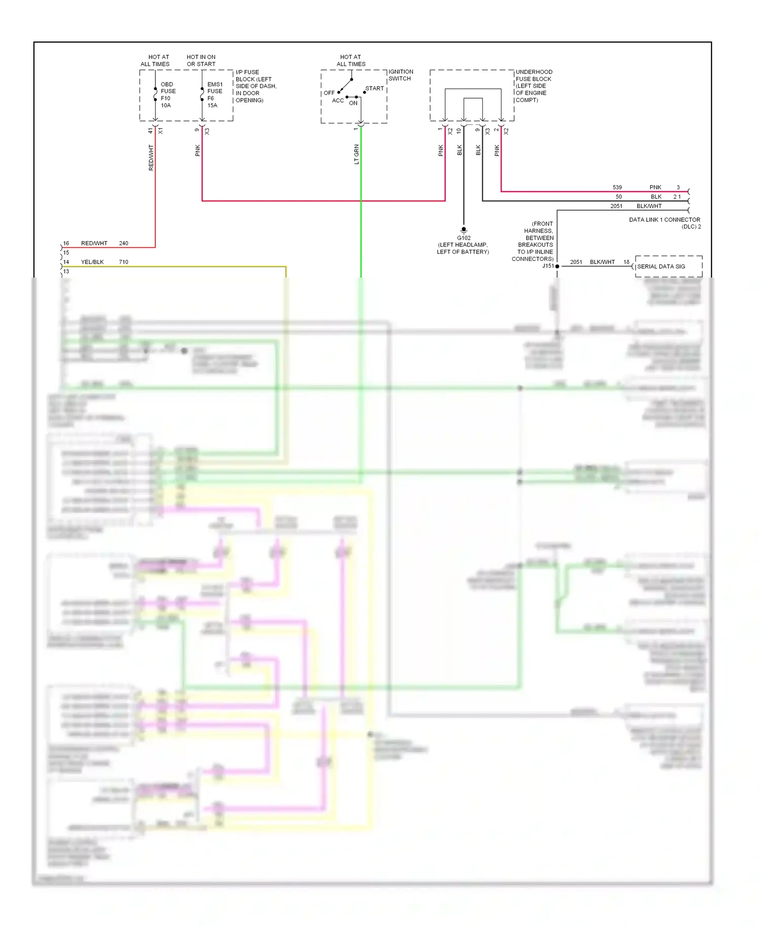 Wiring diagram lt grn for Chevrolet Aveo I facelift (2006-2012) (7 of 28)
