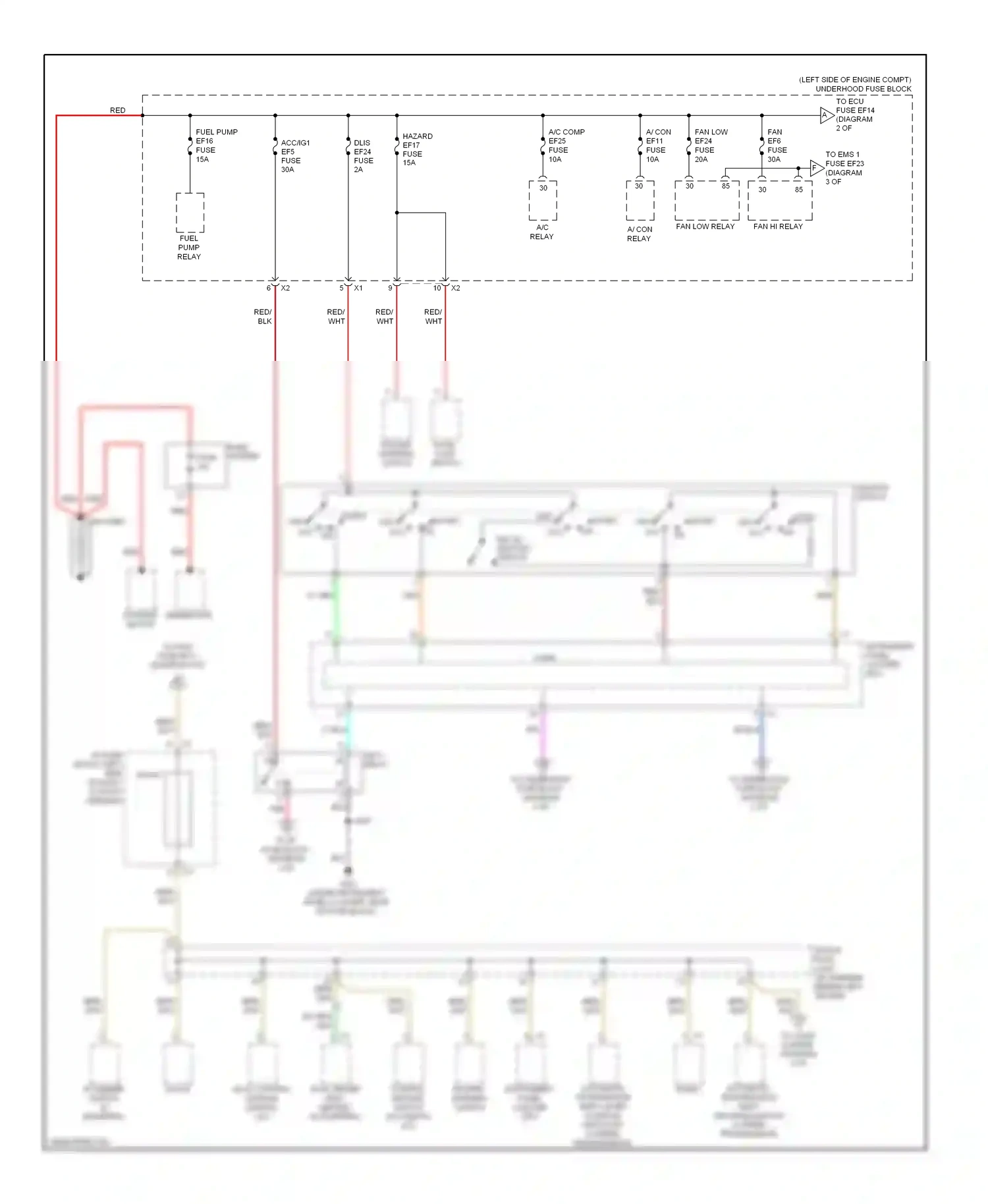 Wiring diagram off on for Chevrolet Aveo I facelift (2006-2012) (3 of 4)