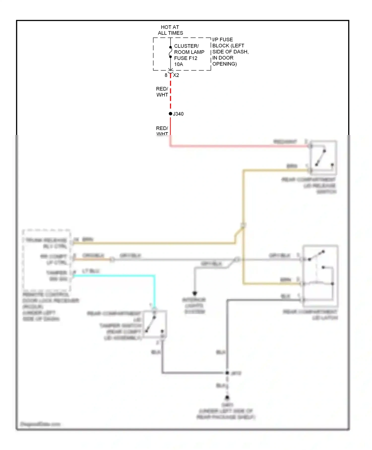 Chevrolet Aveo I facelift (2006-2012) org/blk wiring diagram  (16 of 17)