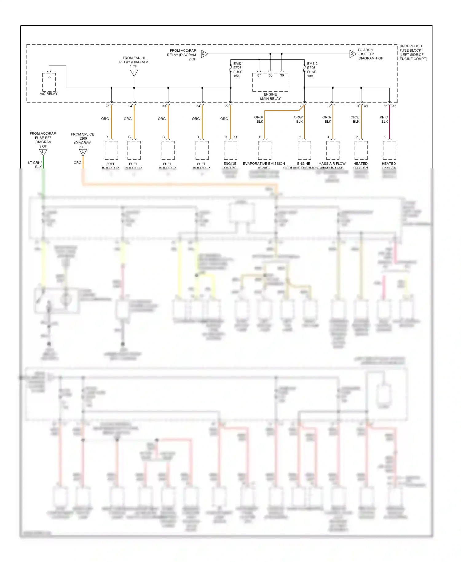 Chevrolet Aveo I facelift (2006-2012) red wiring diagram  (12 of 20)