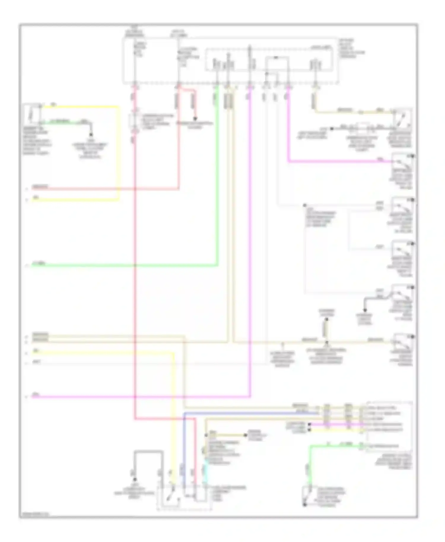 Wiring diagram sig lp sw courtesy for Chevrolet Aveo I facelift (2006-2012) (1 of 1)