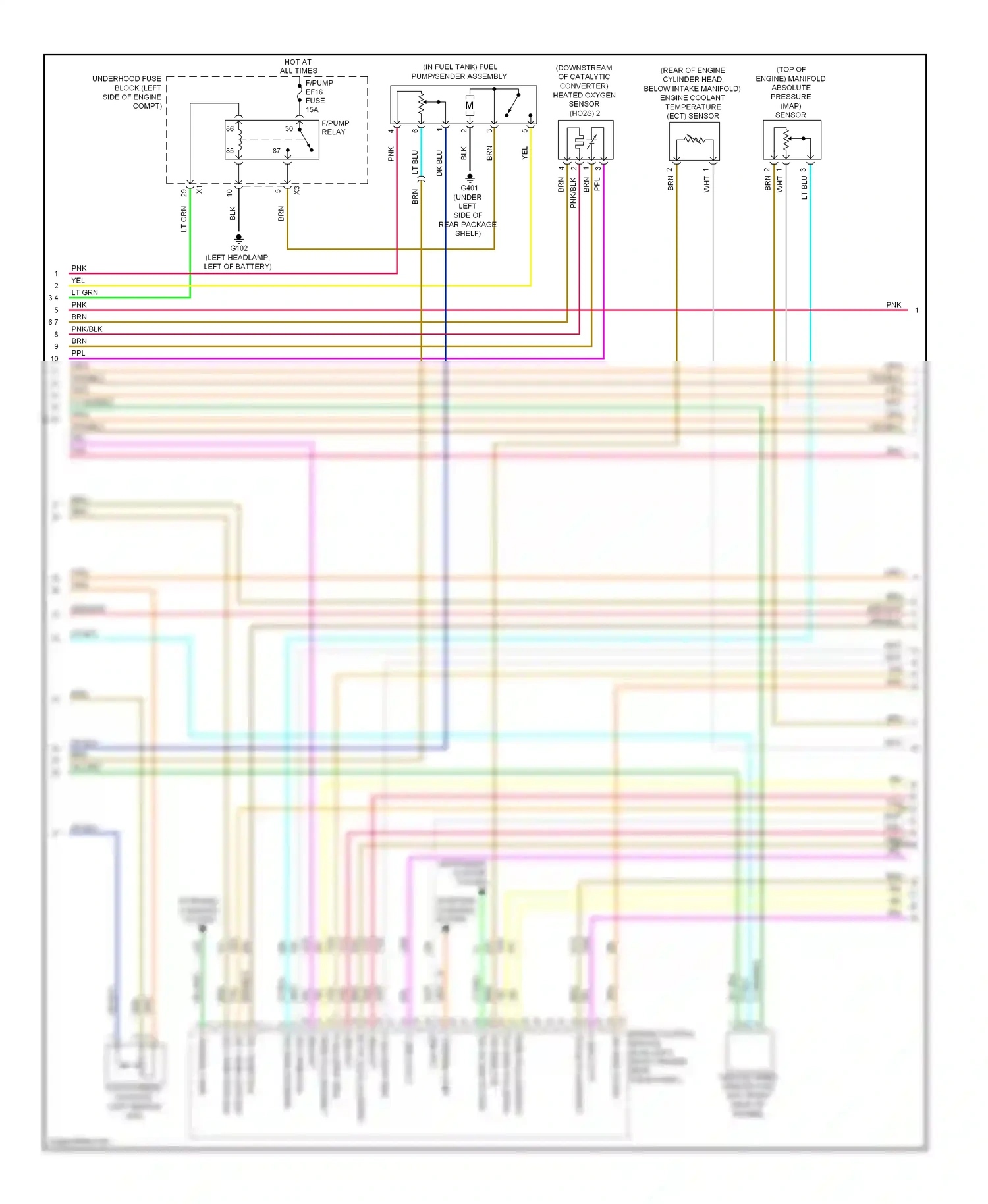 Wiring diagram tan for Chevrolet Aveo I facelift (2006-2012) (4 of 5)