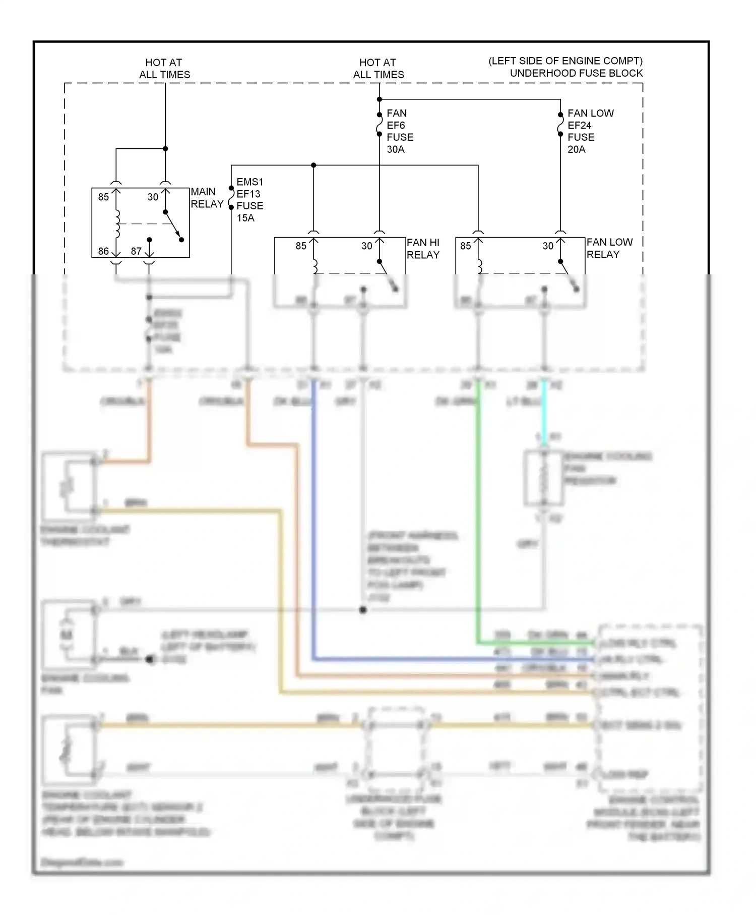 Wiring diagram wht for Chevrolet Aveo I facelift (2006-2012) (5 of 39)