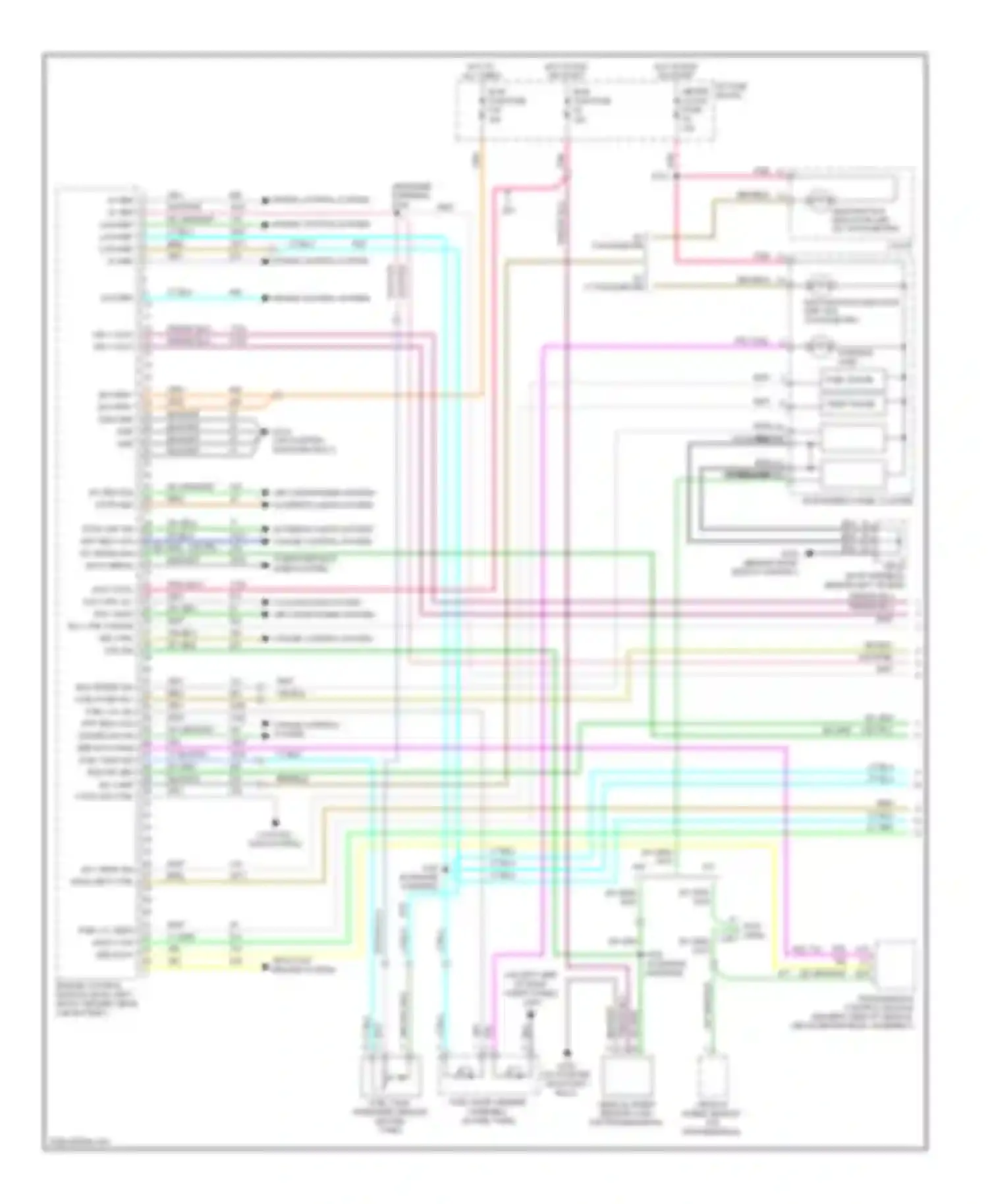 Aveo Chevrolet I (2003-2008): Wiring diagram engine performance 1.6l vin 6 (1 of 4)
