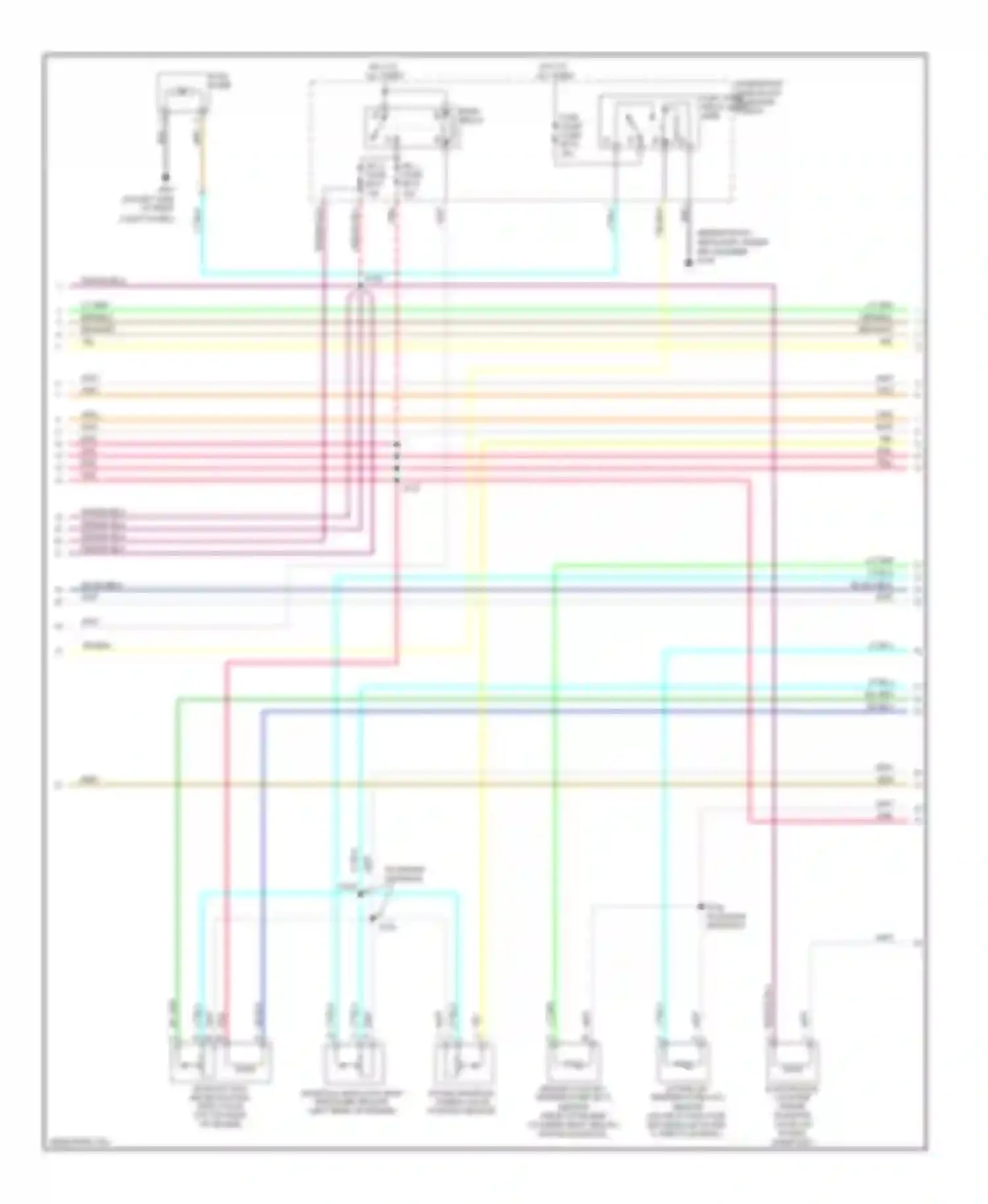 Aveo Chevrolet I (2003-2008): Wiring diagram engine performance 1.6l vin 6 (3 of 4)