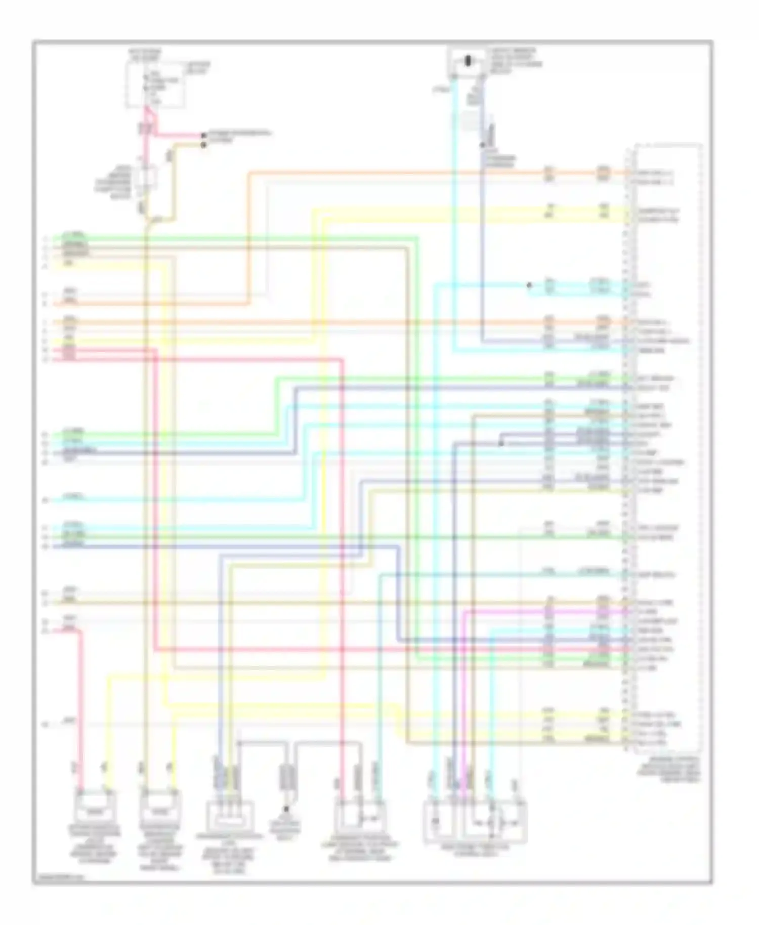 Aveo Chevrolet I (2003-2008): Wiring diagram engine performance 1.6l vin 6 (4 of 4)