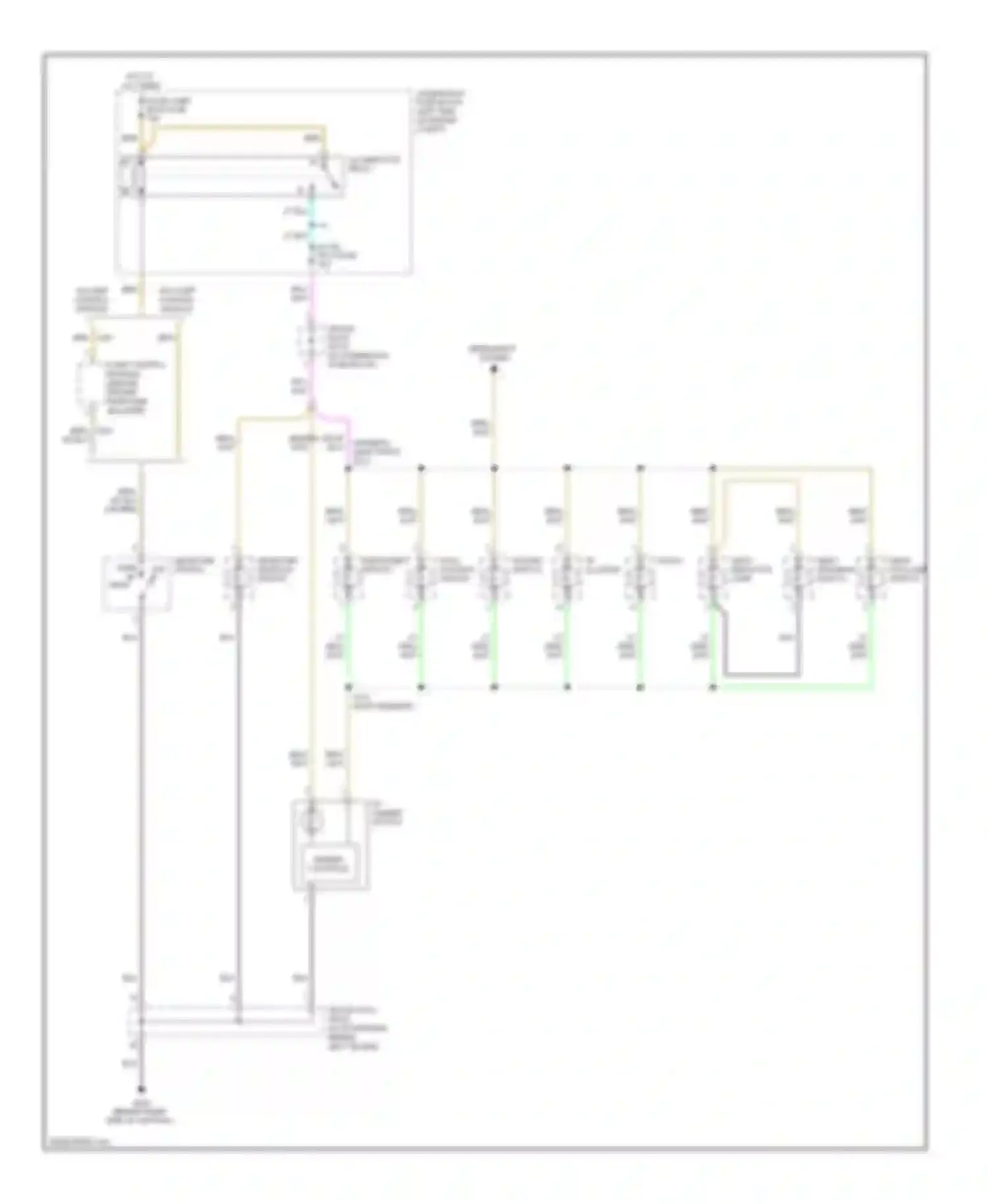 Aveo Chevrolet I (2003-2008): Instrument illumination circuit, with dimmer