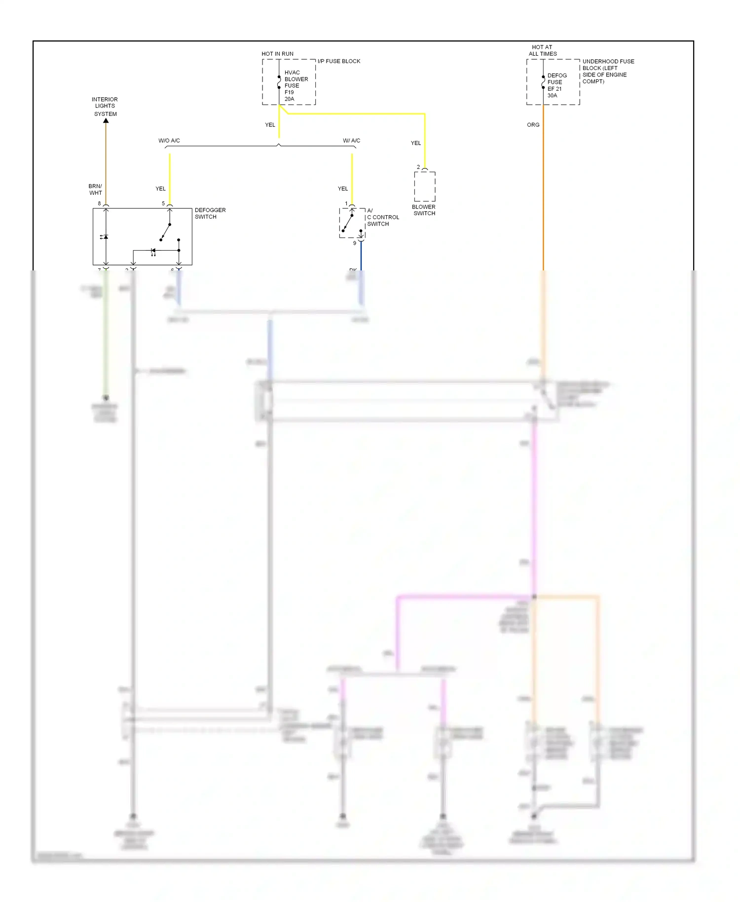 Wiring diagram brn for Chevrolet Aveo I (2003-2008) (8 of 37)