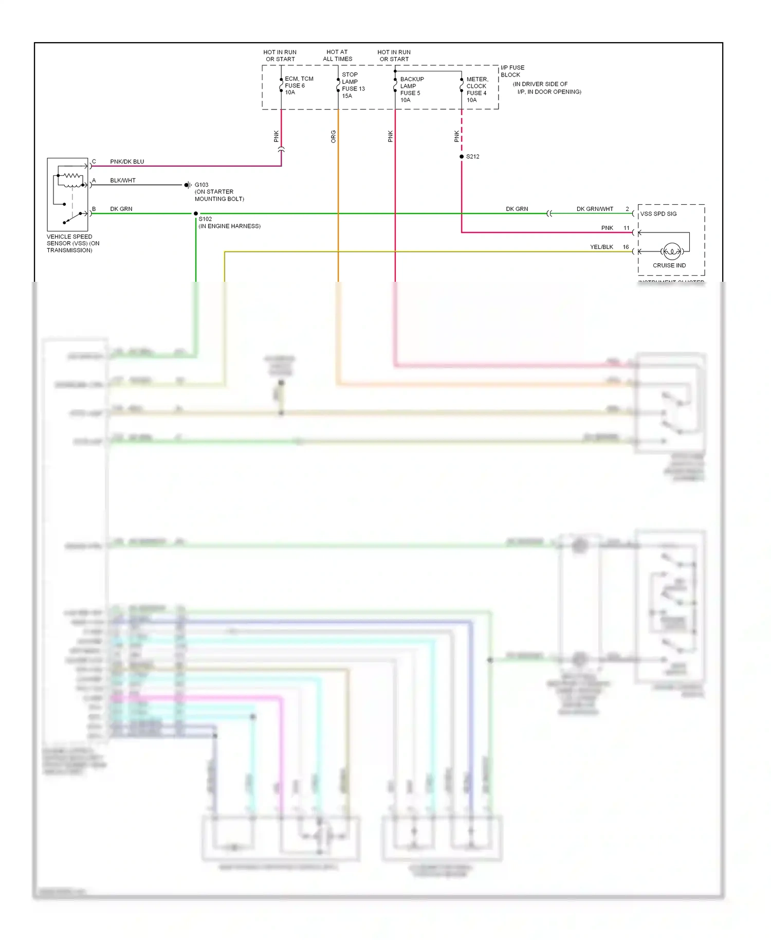Wiring diagram brn for Chevrolet Aveo I (2003-2008) (7 of 37)