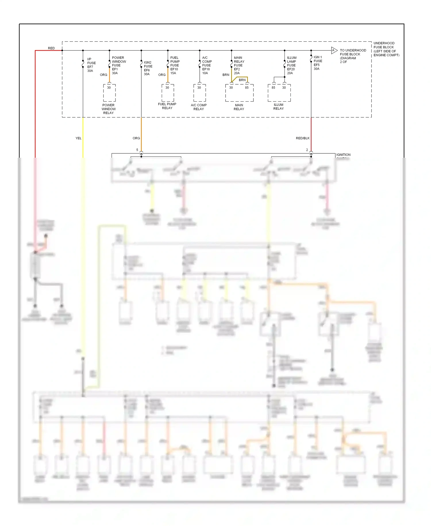 Wiring diagram brn for Chevrolet Aveo I (2003-2008) (25 of 37)