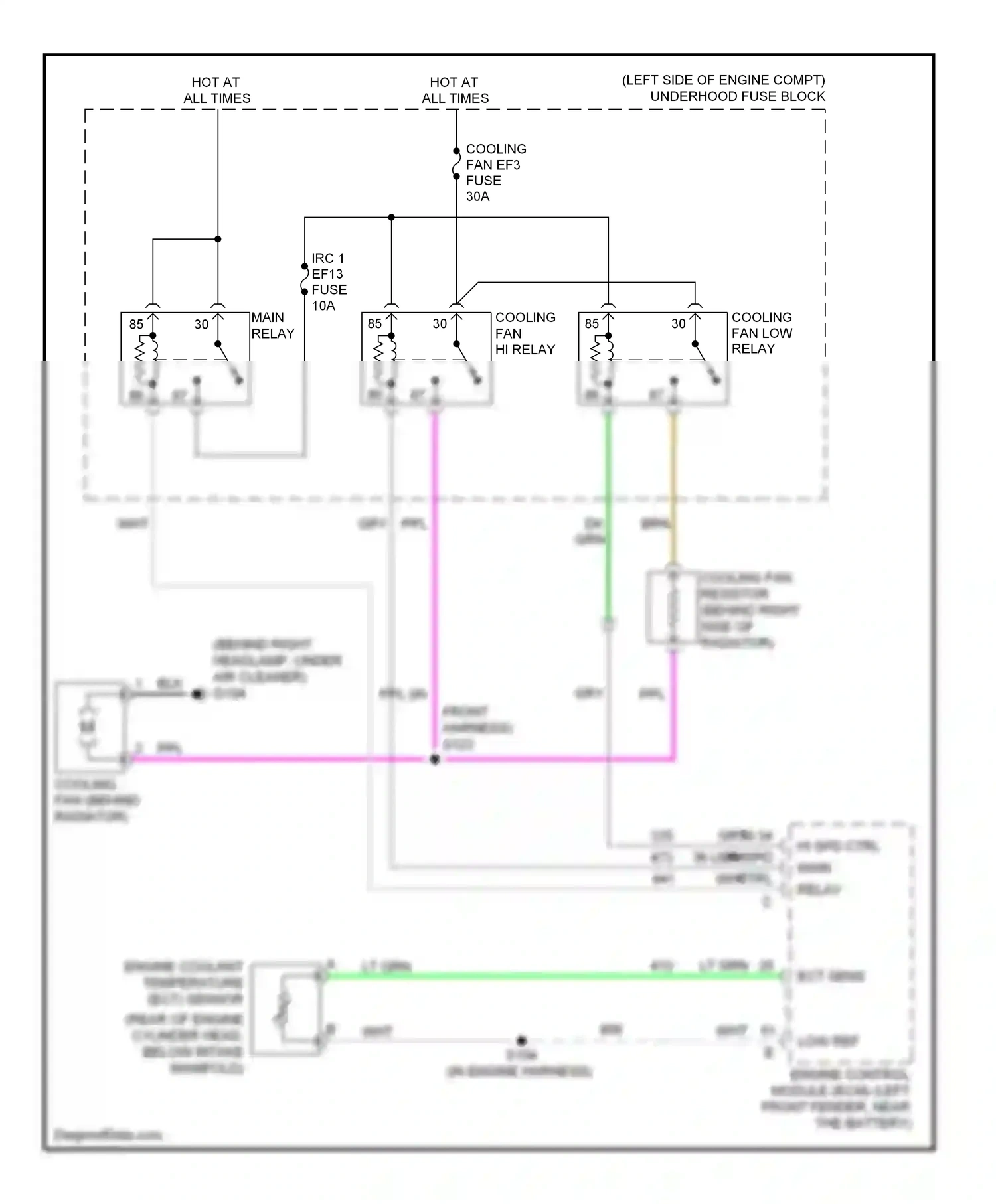 Wiring diagram brn for Chevrolet Aveo I (2003-2008) (5 of 37)