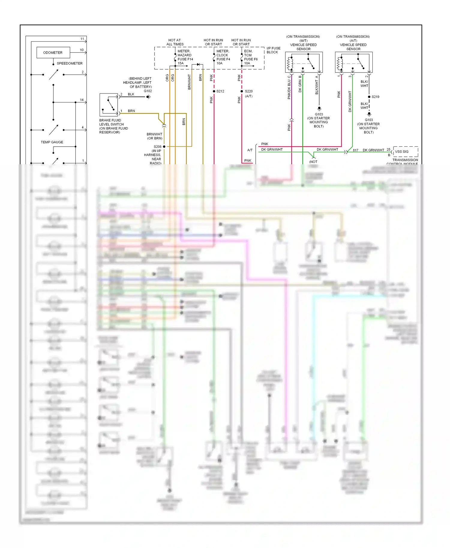 Wiring diagram dk blu for Chevrolet Aveo I (2003-2008) (15 of 22)