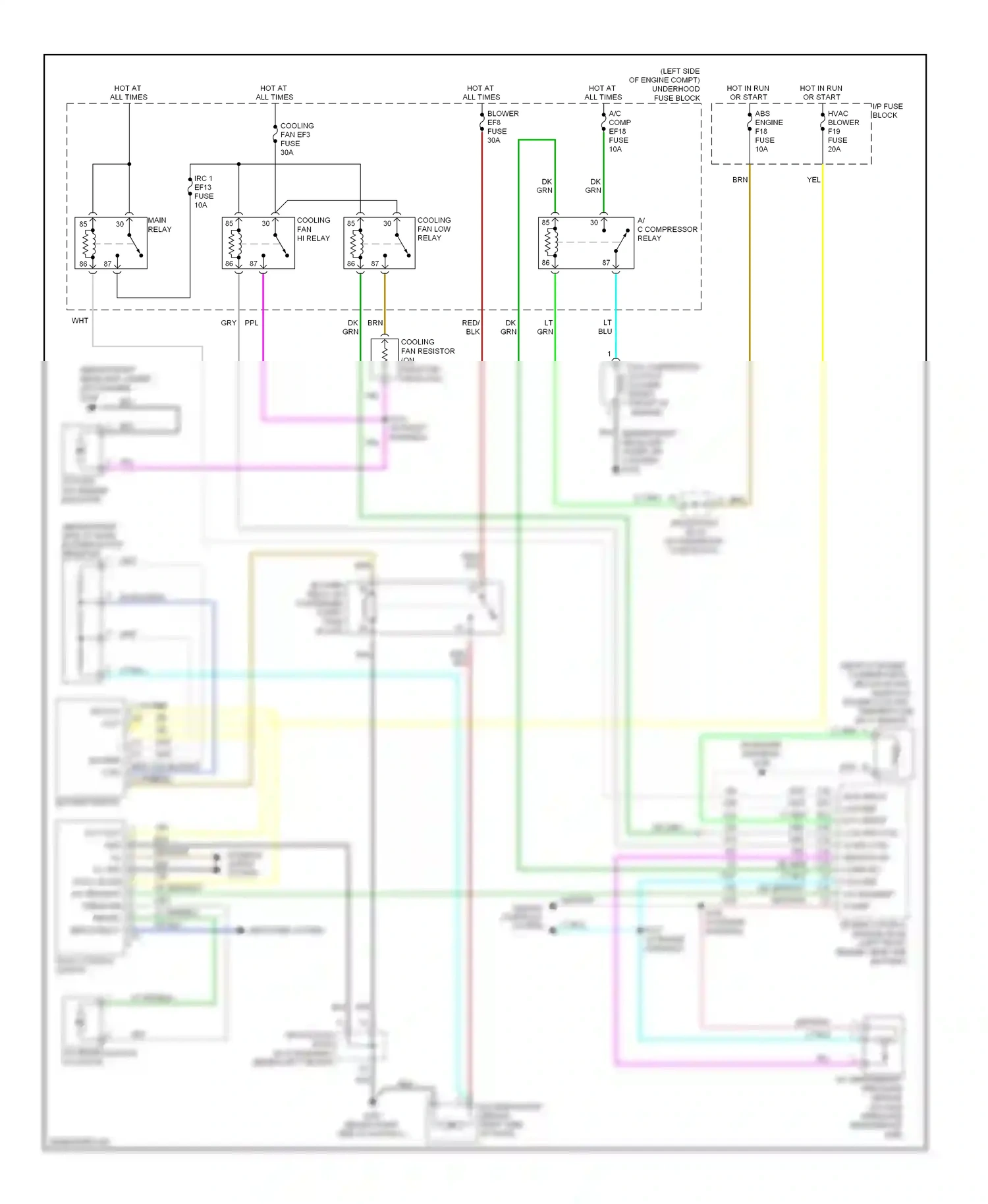 Wiring diagram dk lt for Chevrolet Aveo I (2003-2008) (2 of 4)