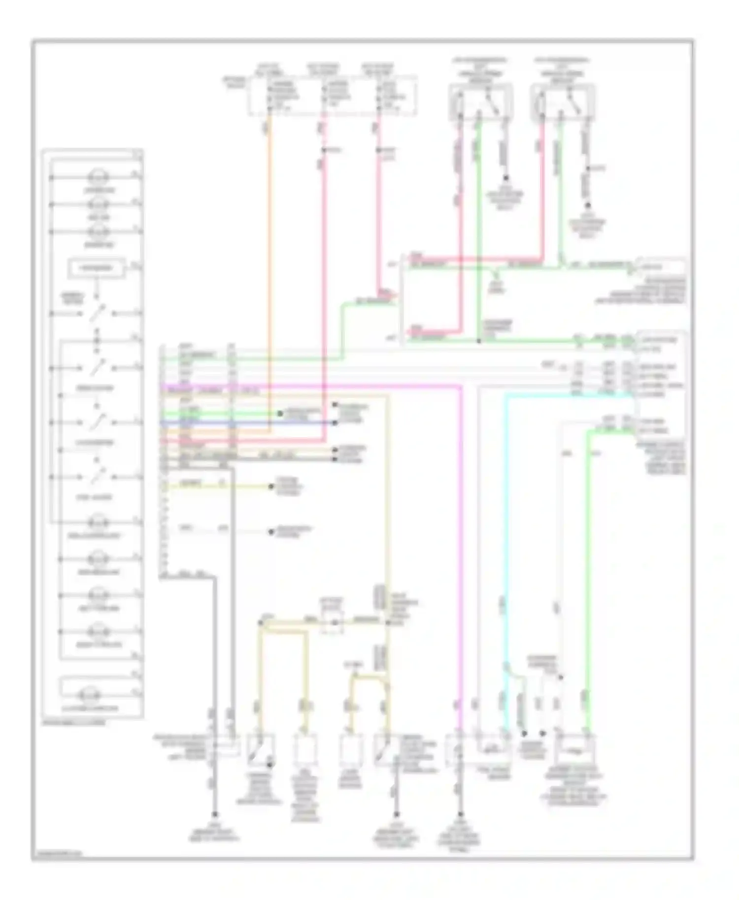 Wiring diagram drl ind for Chevrolet Aveo I (2003-2008) (3 of 3)