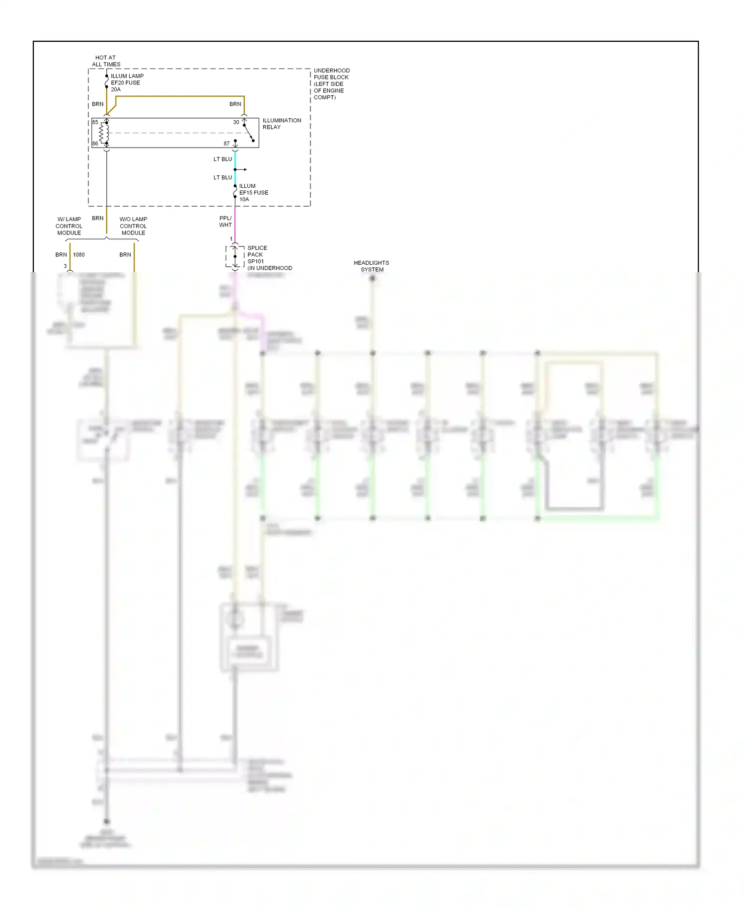 Chevrolet Aveo I (2003-2008) hvac control switch wiring diagram  (2 of 4)