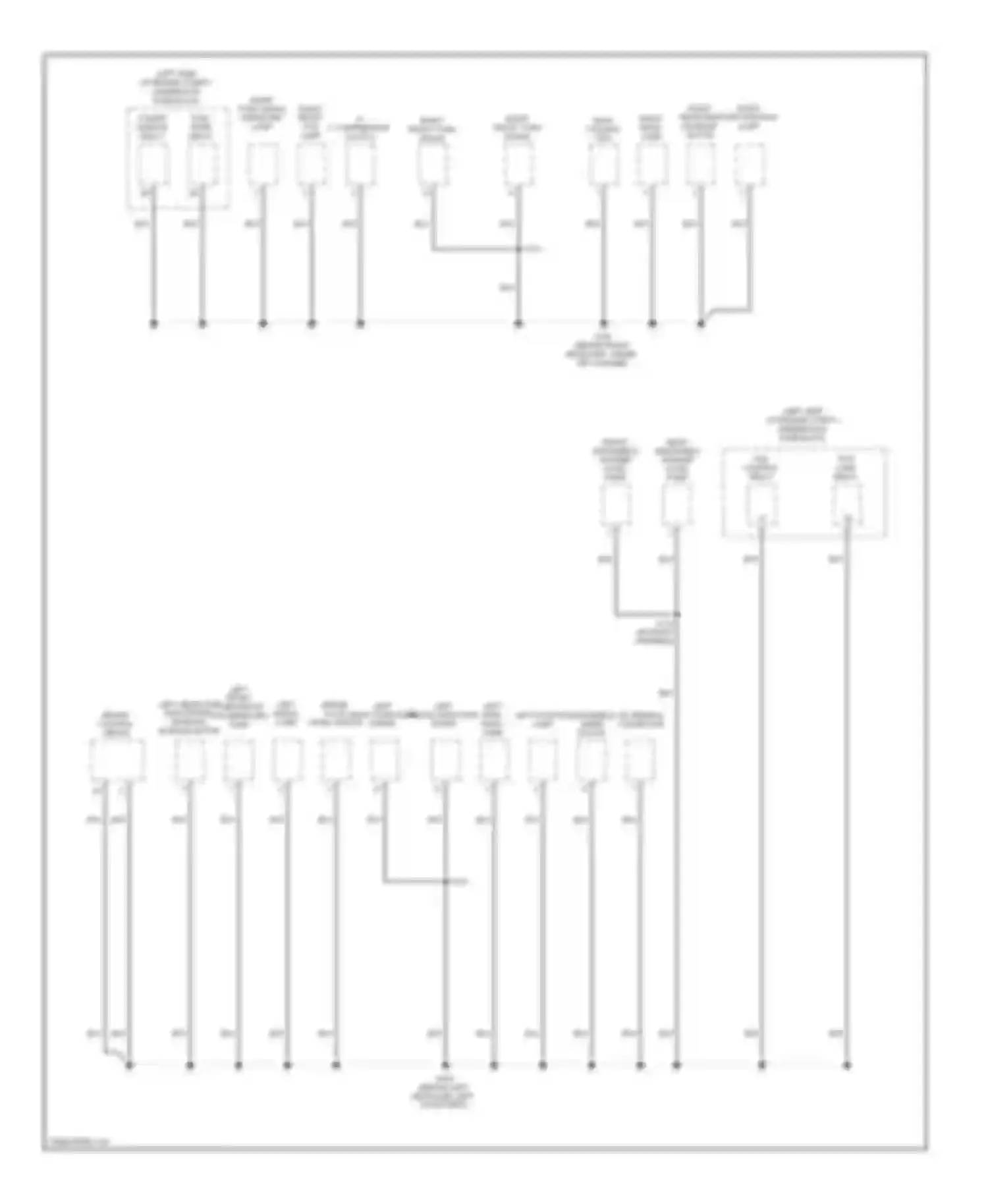 Wiring diagram left front park/turn signal for Chevrolet Aveo I (2003-2008) (1 of 1)