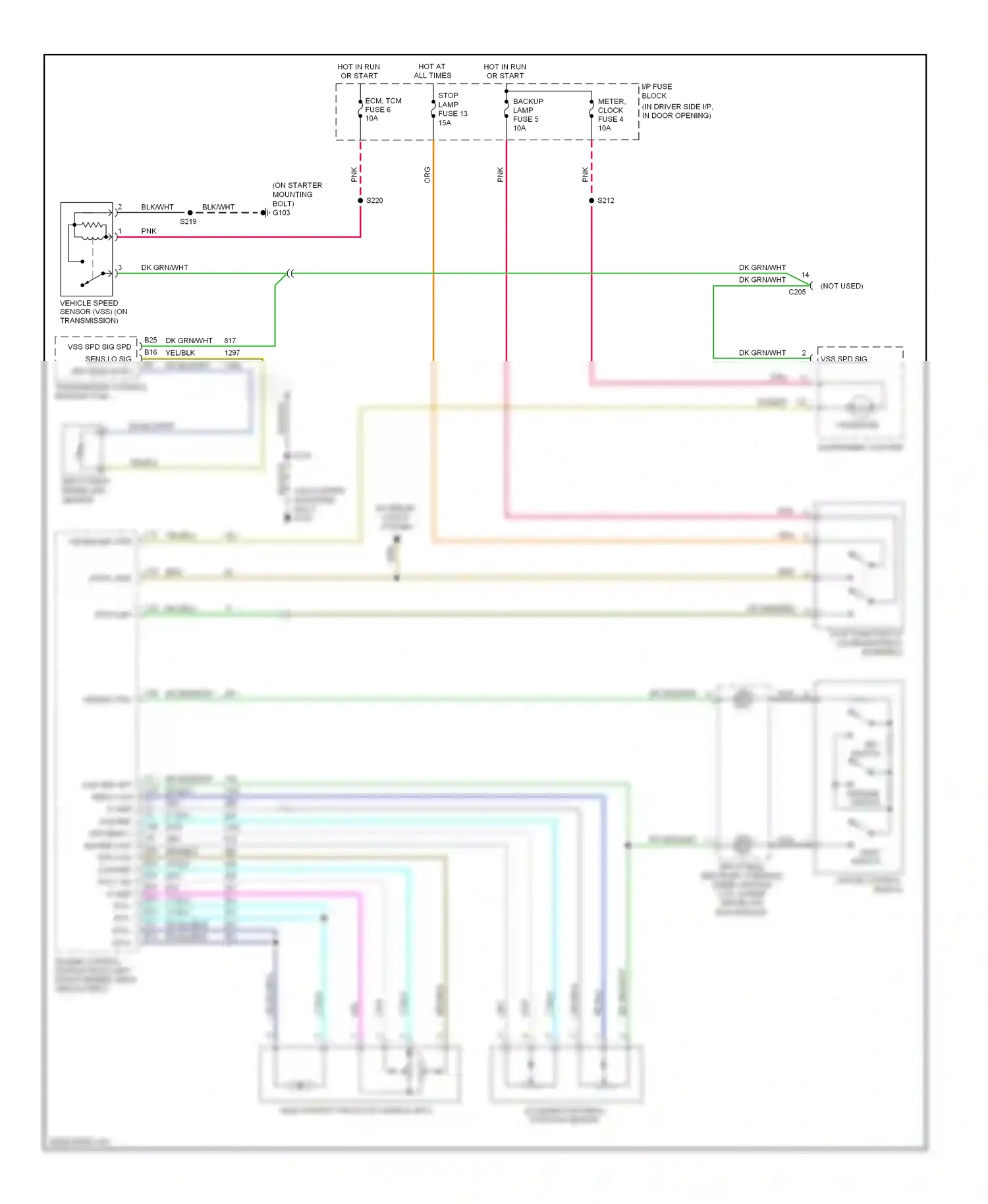 Wiring diagram lt blu for Chevrolet Aveo I (2003-2008) (3 of 19)