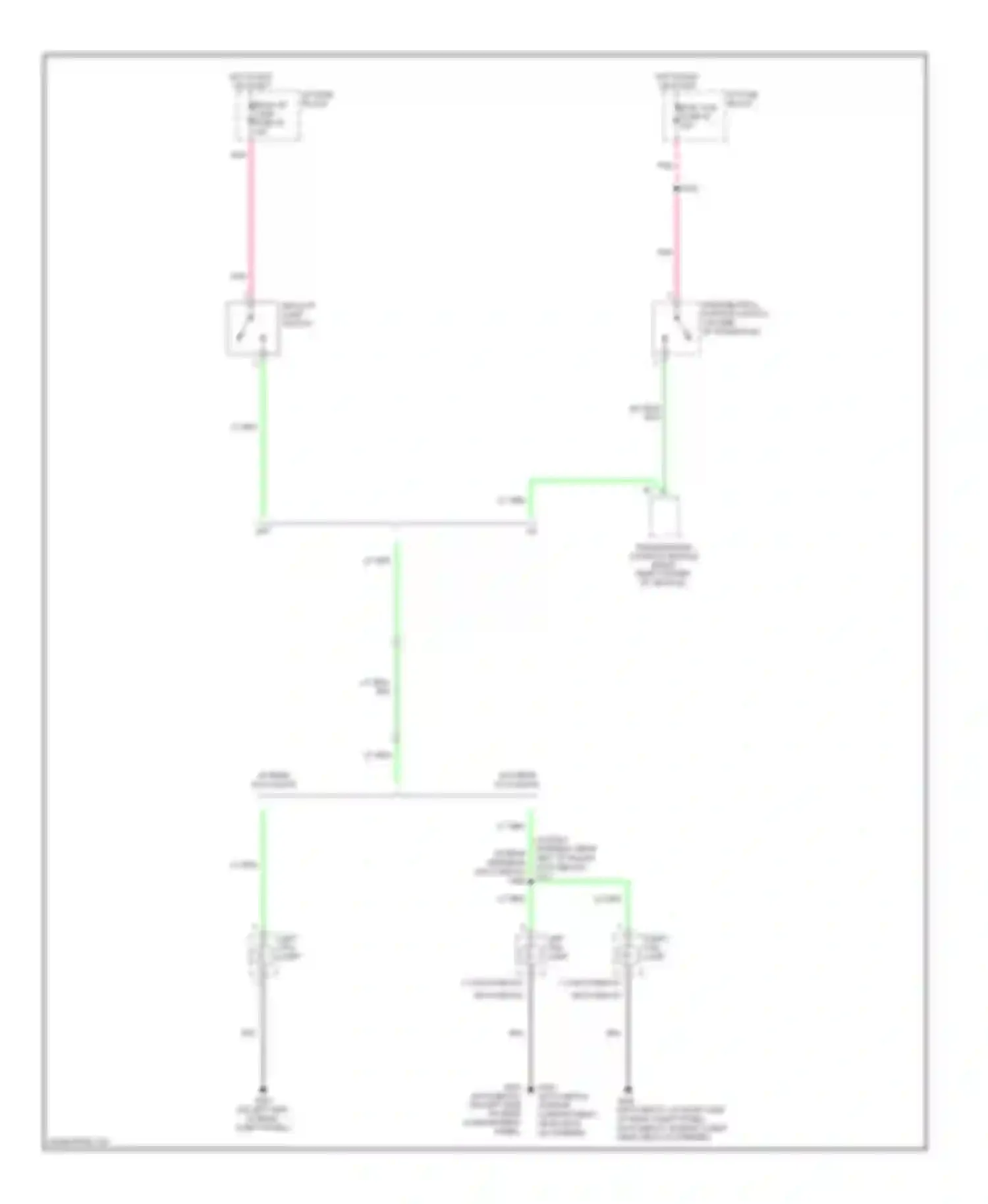 Wiring diagram right tail lamp for Chevrolet Aveo I (2003-2008) (1 of 3)