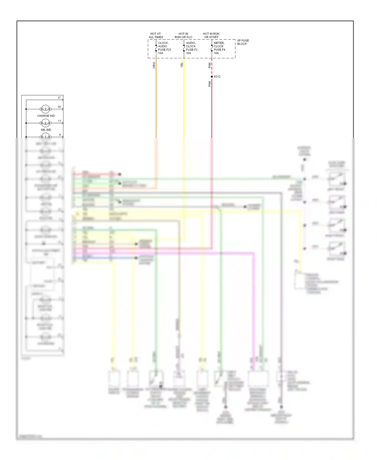 Wiring diagram splice pack for Chevrolet Aveo I (2003-2008) (2 of 11)