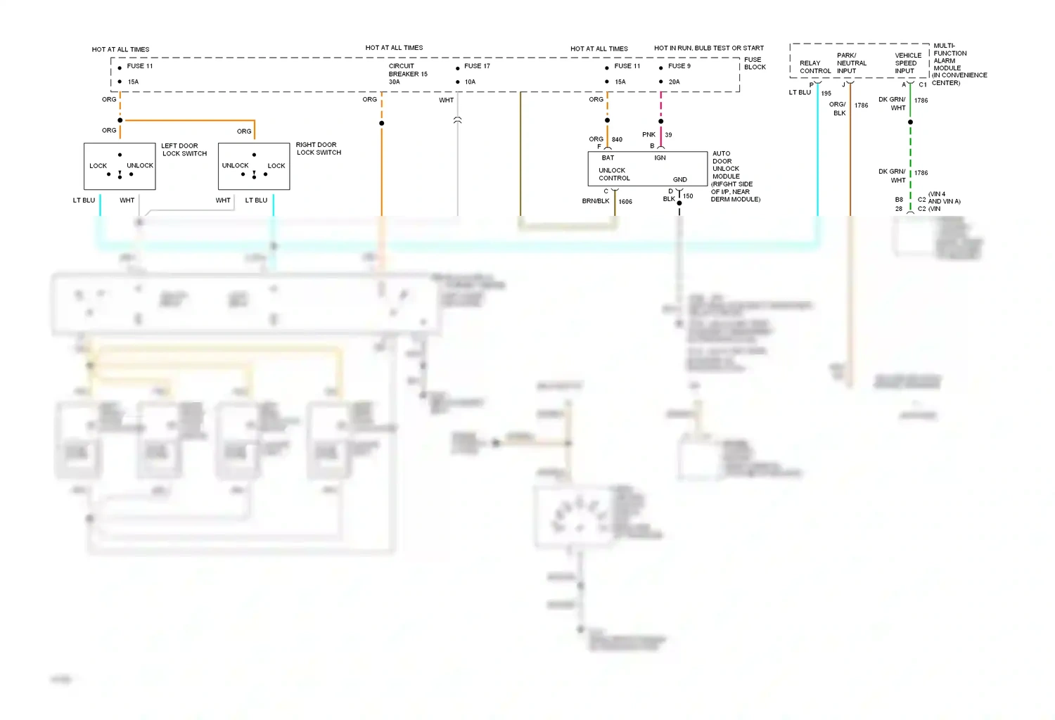 Chevrolet Beretta I (1987-1996) solid state wiring diagram  (3 of 3)