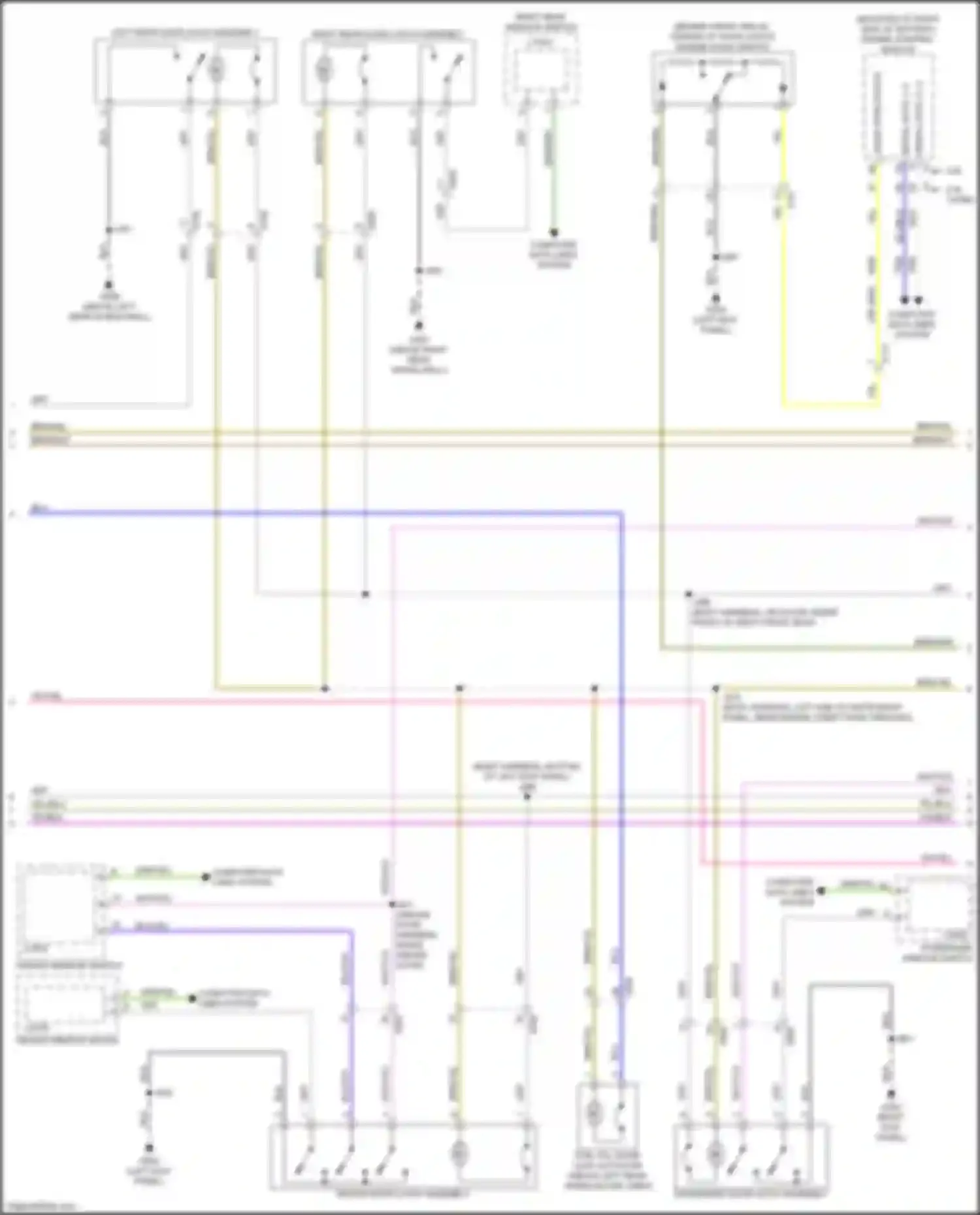 Blazer Chevrolet III facelift (2022-2024): Forced entry circuit (3 of 4)