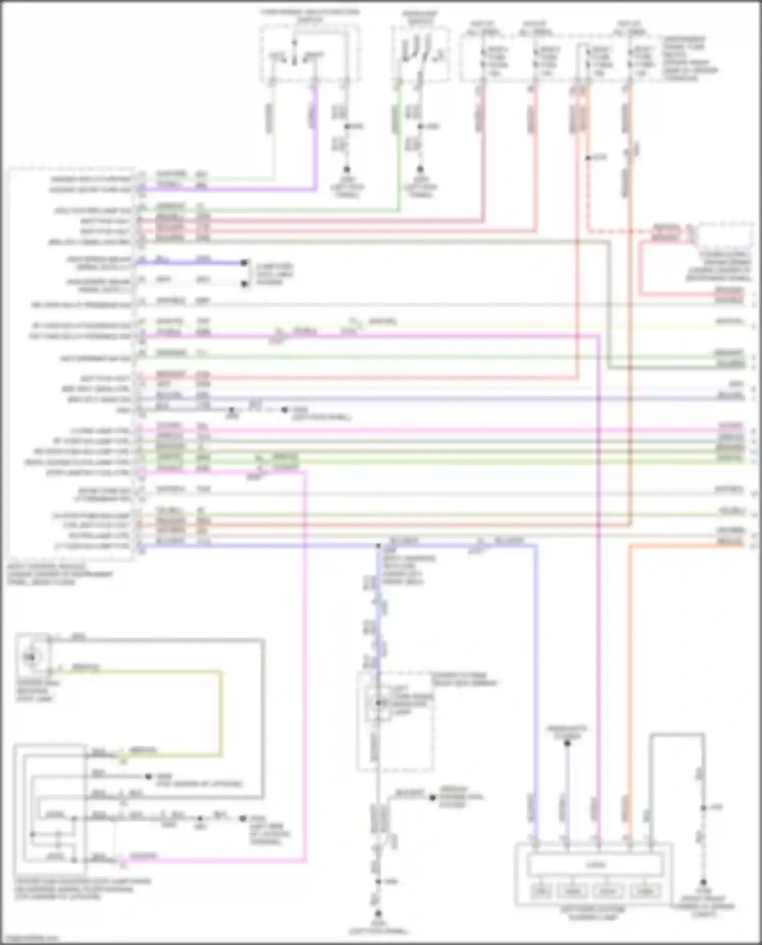 Blazer Chevrolet III facelift (2022-2024): Exterior lamps circuit (1 of 4)