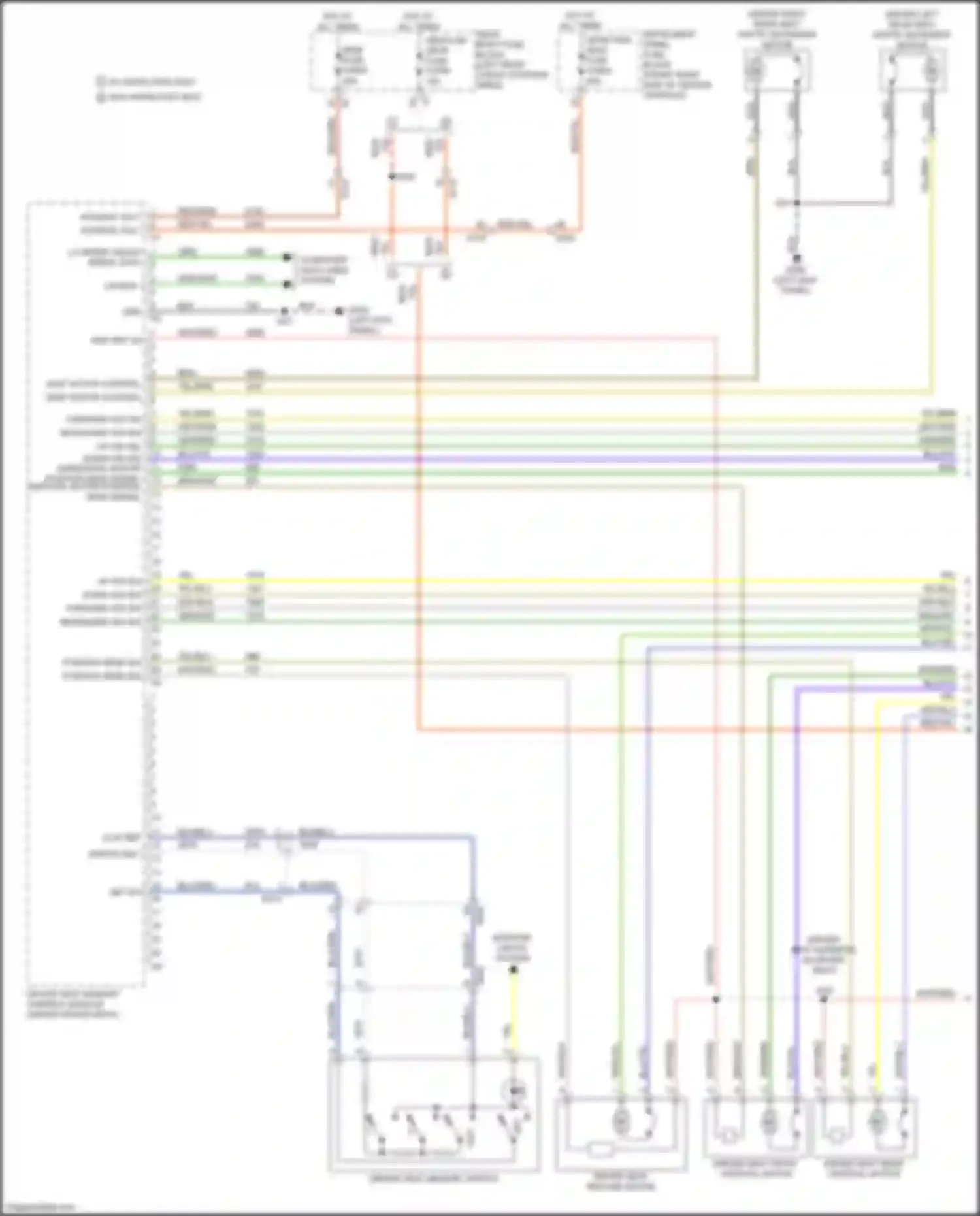 Blazer Chevrolet III facelift (2022-2024): Driver"s memory seat circuit (1 of 2)