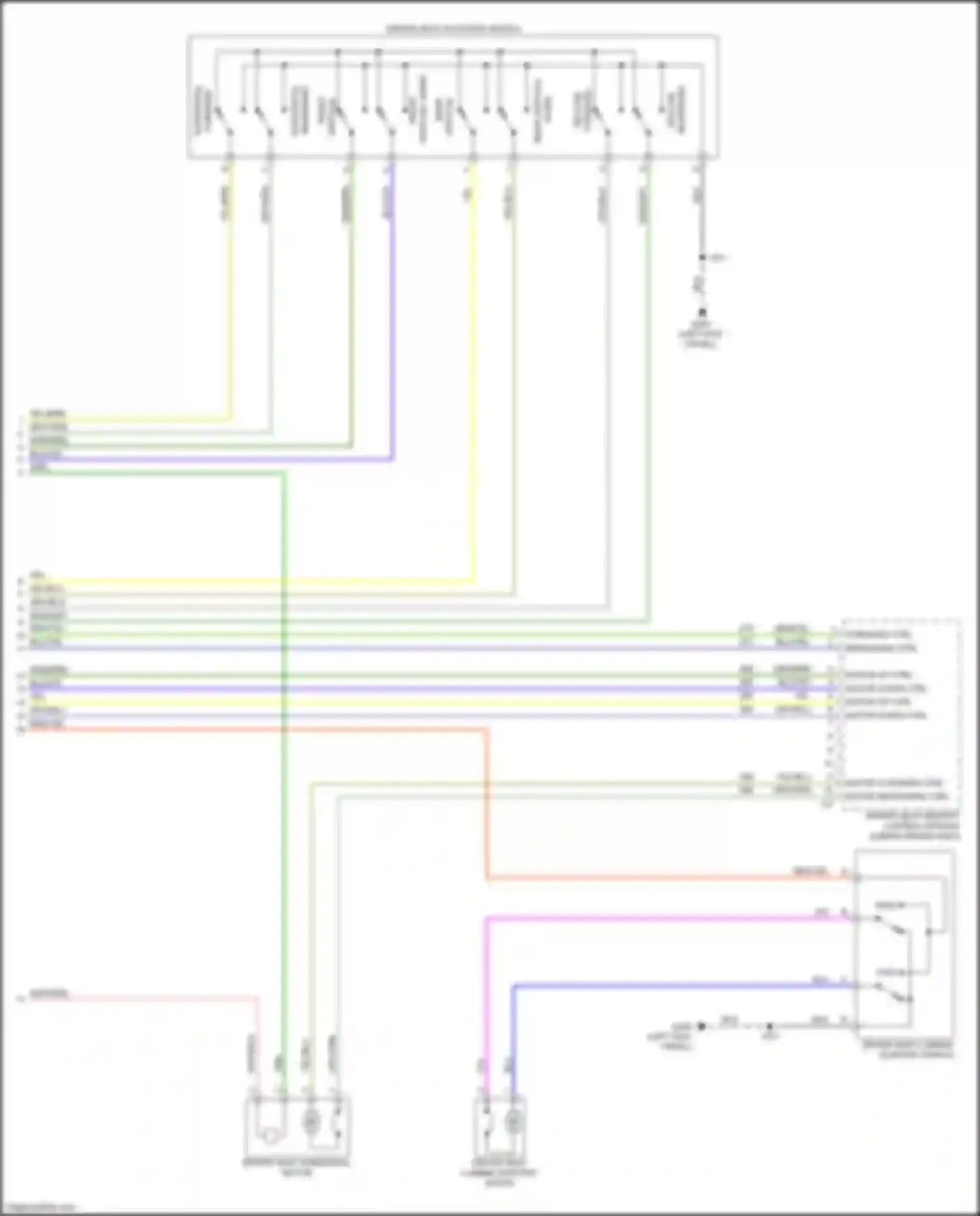 Blazer Chevrolet III facelift (2022-2024): Driver"s memory seat circuit (2 of 2)