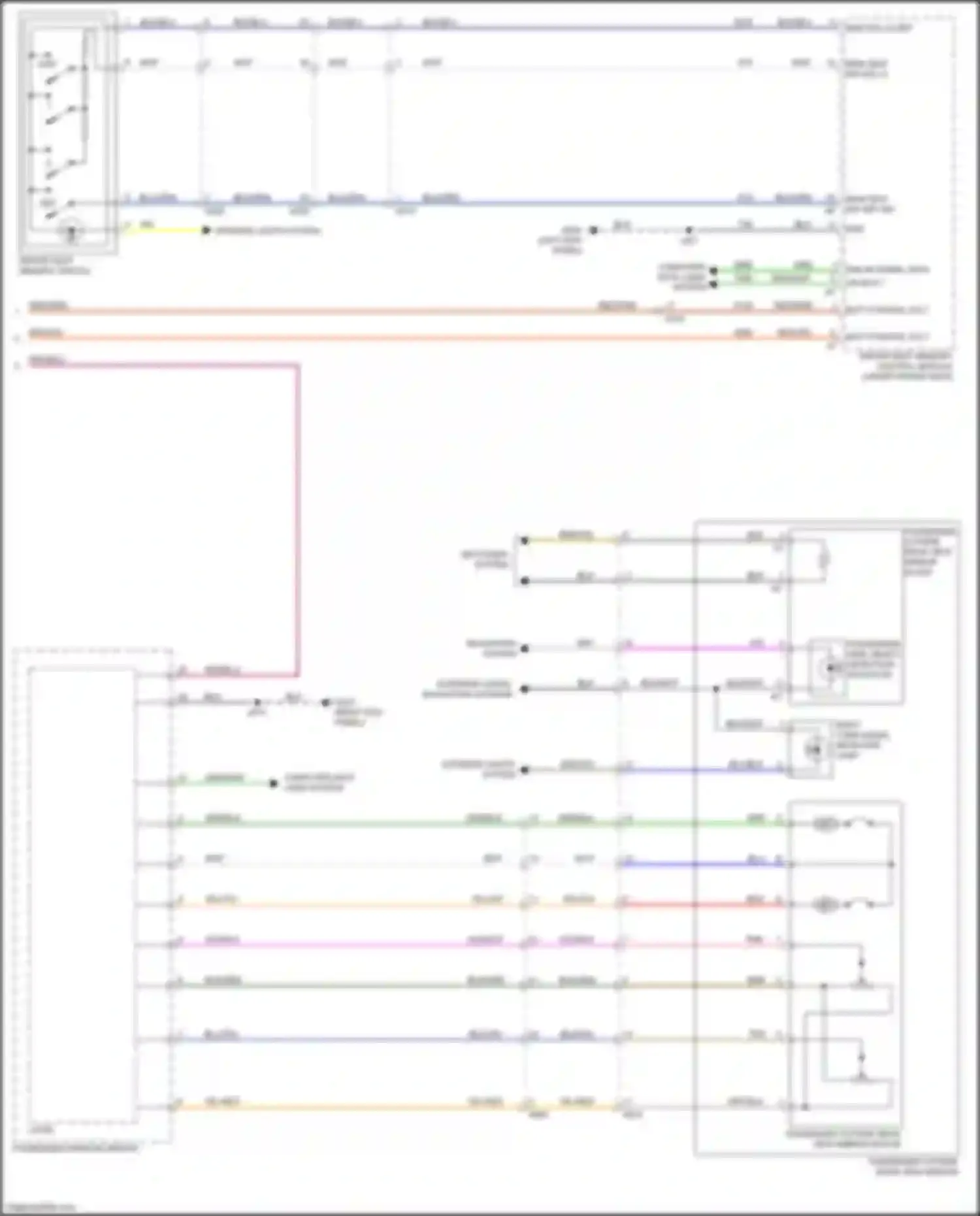 Blazer Chevrolet III facelift (2022-2024): Memory mirrors circuit (2 of 2)
