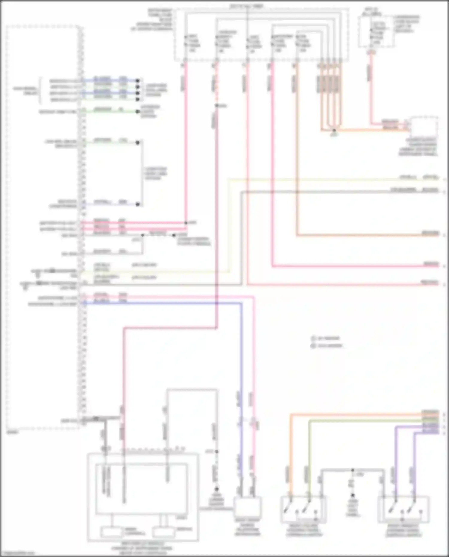 Blazer Chevrolet III facelift (2022-2024): Navigation circuit, w/o active noise (1 of 4)