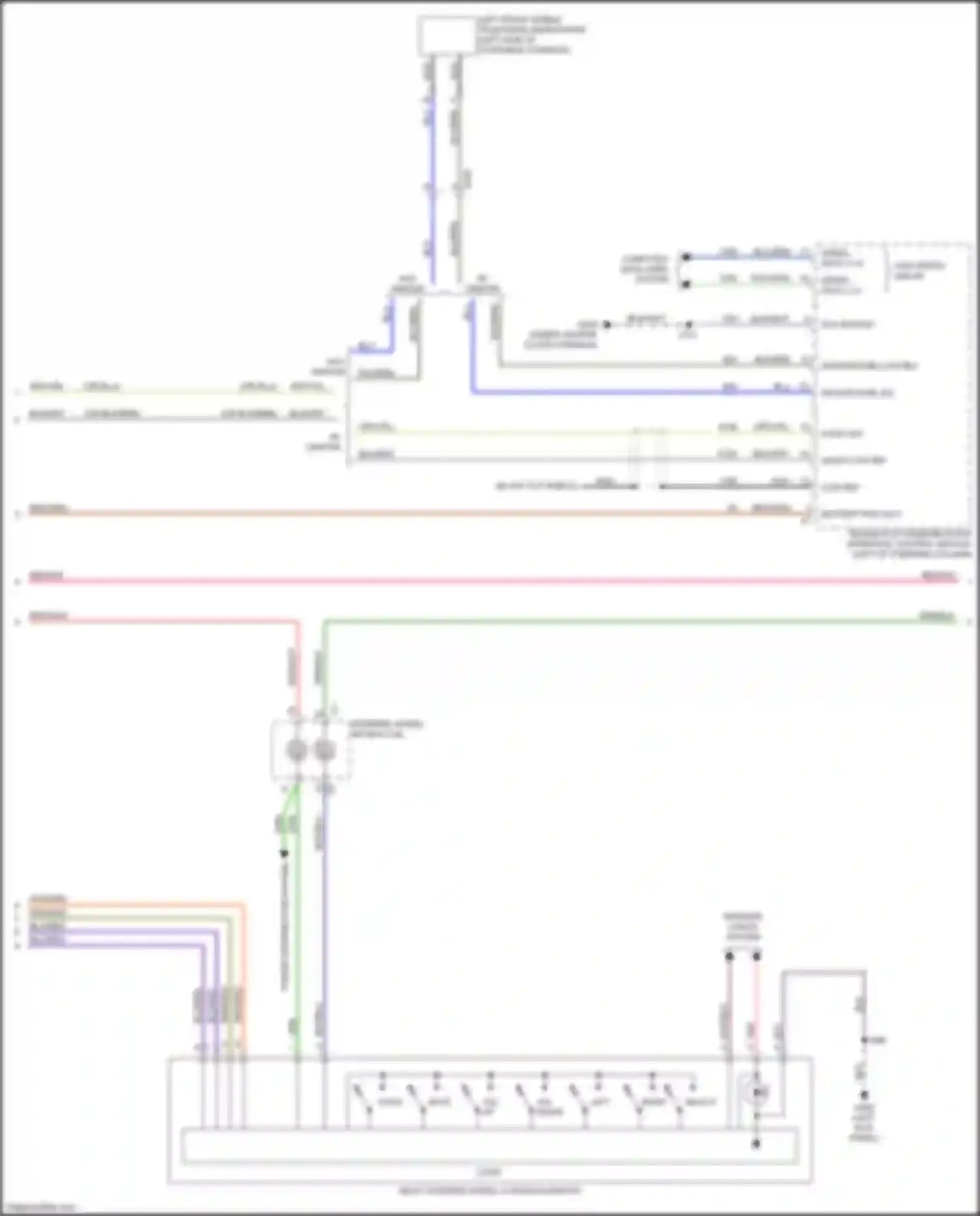 Blazer Chevrolet III facelift (2022-2024): Navigation circuit, w/o active noise (2 of 4)